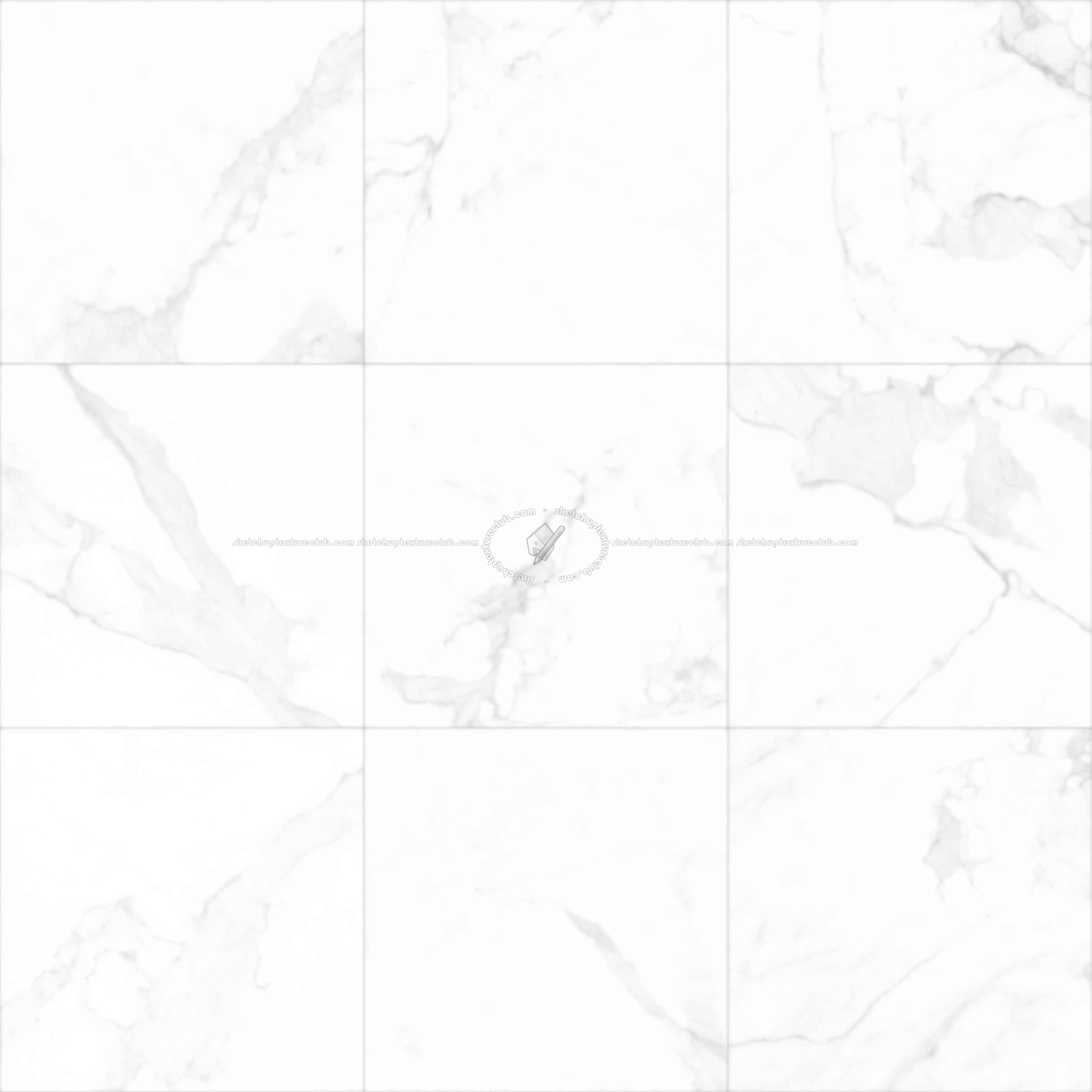 Textures   -   ARCHITECTURE   -   TILES INTERIOR   -   Marble tiles   -   White  - White Marble Statuario pbr texture seamless 22137 - Ambient occlusion