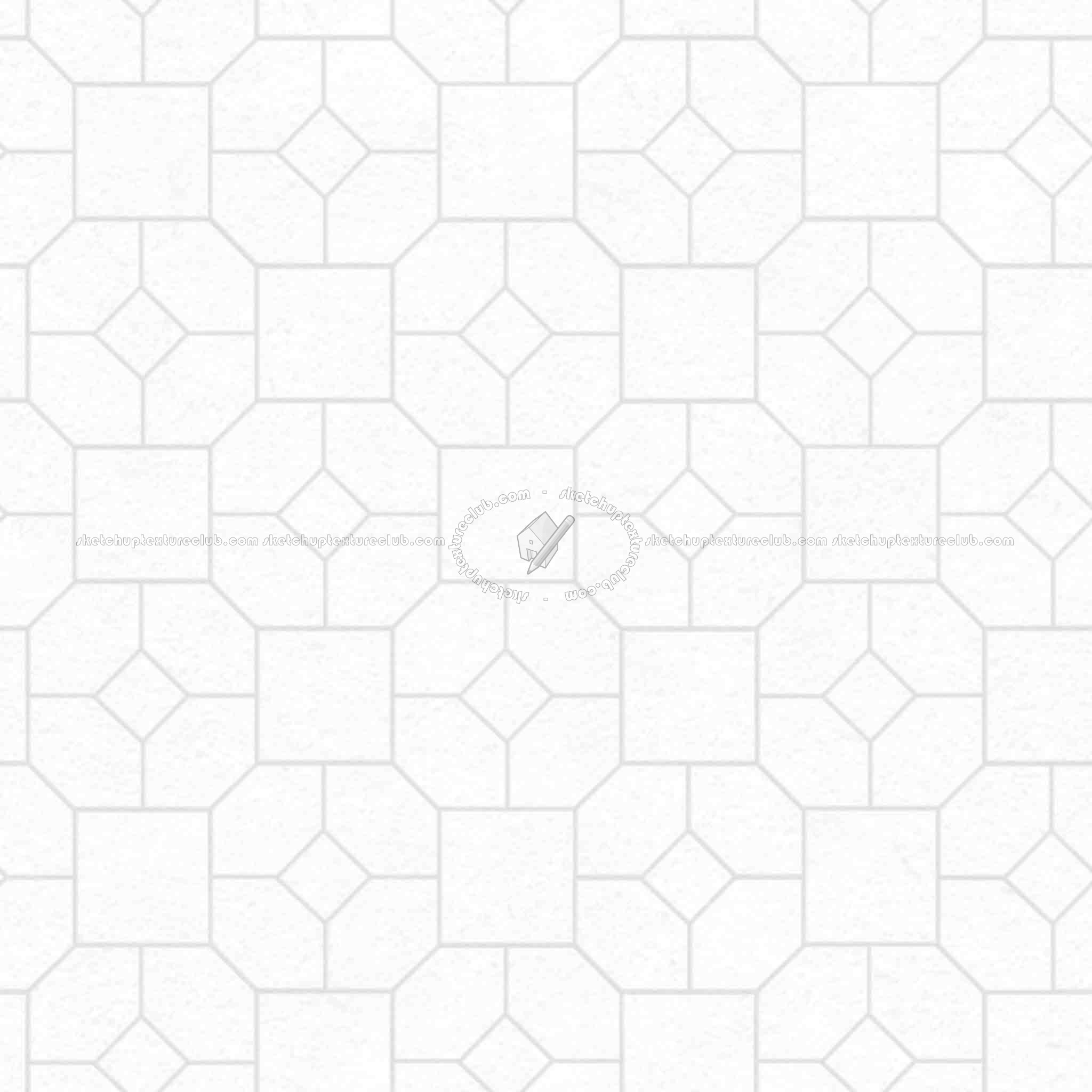 Textures   -   ARCHITECTURE   -   PAVING OUTDOOR   -   Pavers stone   -   Blocks mixed  - Pavers stone mixed size texture seamless 06190 - Ambient occlusion