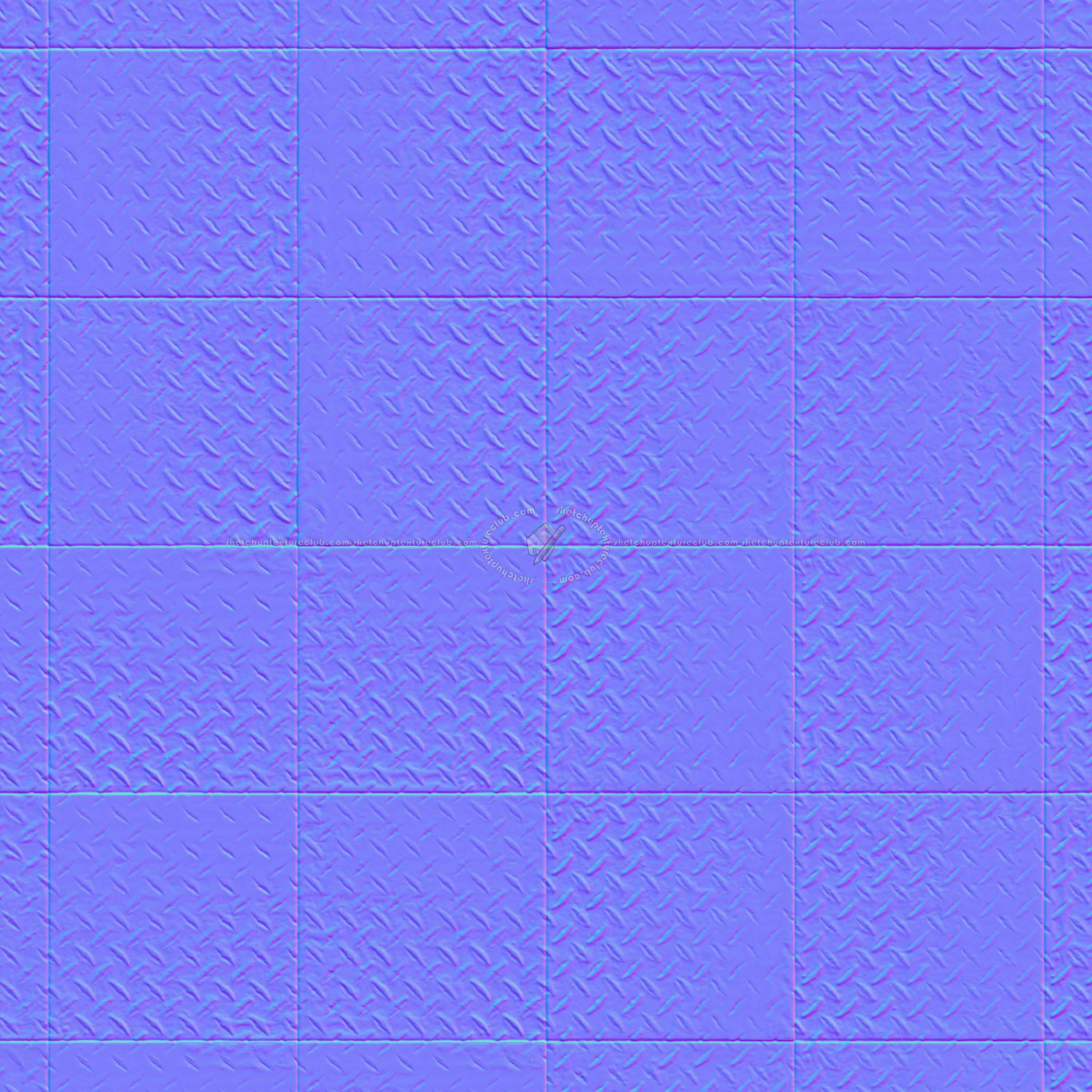 Textures - ARCHITECTURE - TILES INTERIOR - Design Industry - Tiles metal effect pbr texture seamless 22340 - Normal