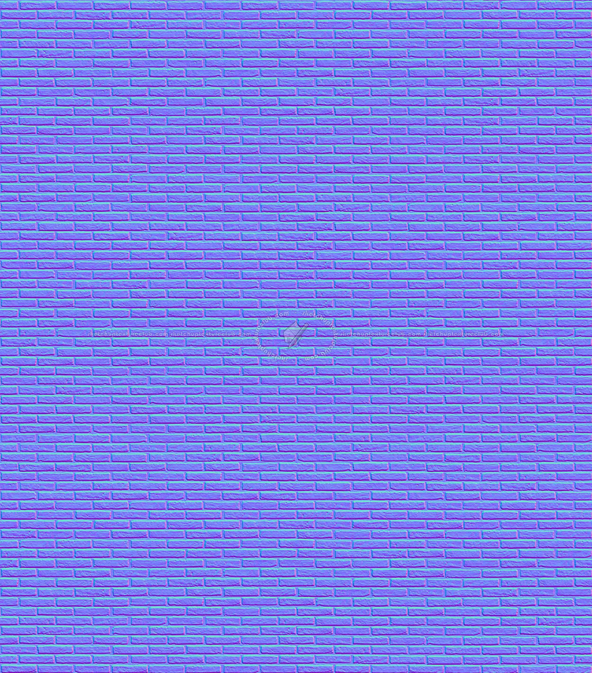 Textures   -   ARCHITECTURE   -   BRICKS   -   Facing Bricks   -   Rustic  - Rustic bricks texture seamless 17162 - Normal