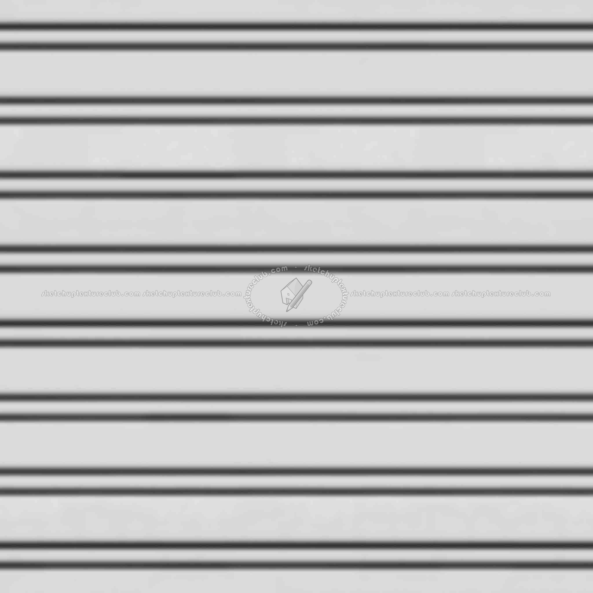 Textures   -   MATERIALS   -   METALS   -   Corrugated  - Iron corrugated metal texture seamless 10023 - Displacement