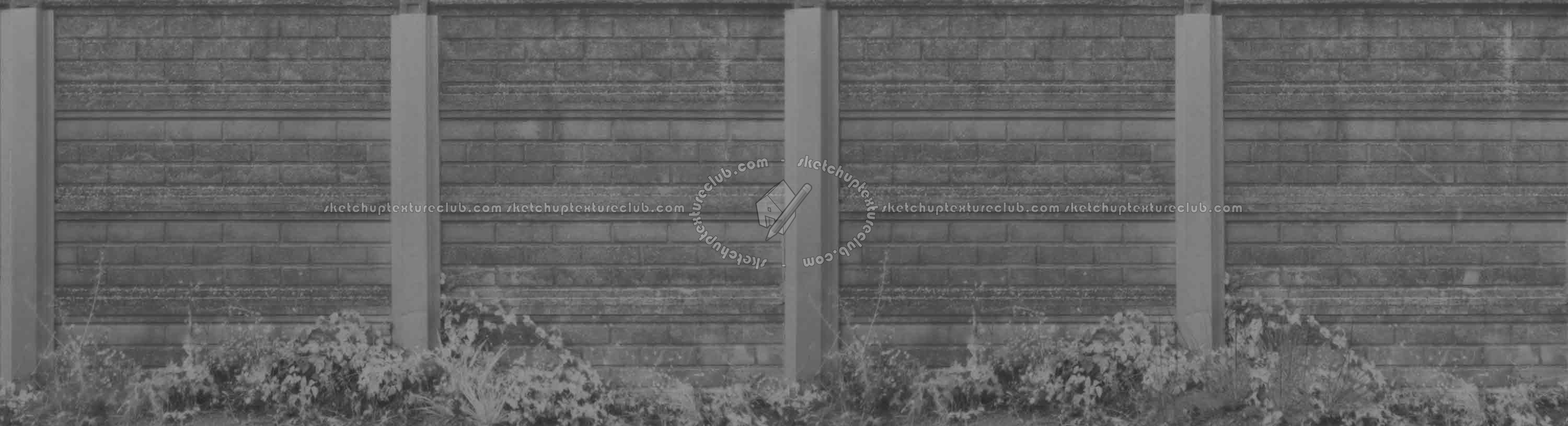 Textures   -   ARCHITECTURE   -   CONCRETE   -   Plates   -   Dirty  - Old concrete dirt brick wall texture seamless 17360 - Displacement