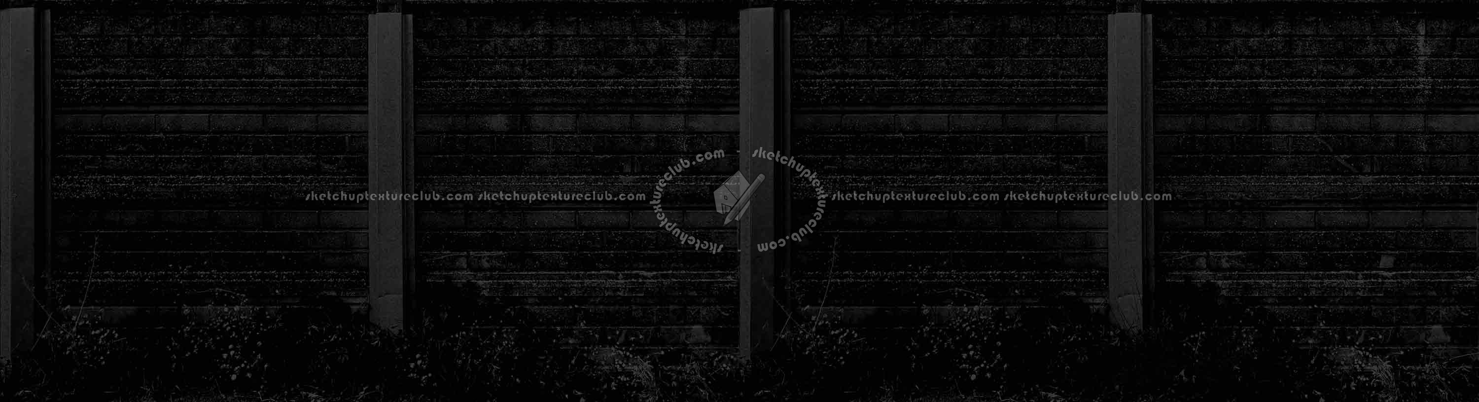 Textures   -   ARCHITECTURE   -   CONCRETE   -   Plates   -   Dirty  - Old concrete dirt brick wall texture seamless 17360 - Specular