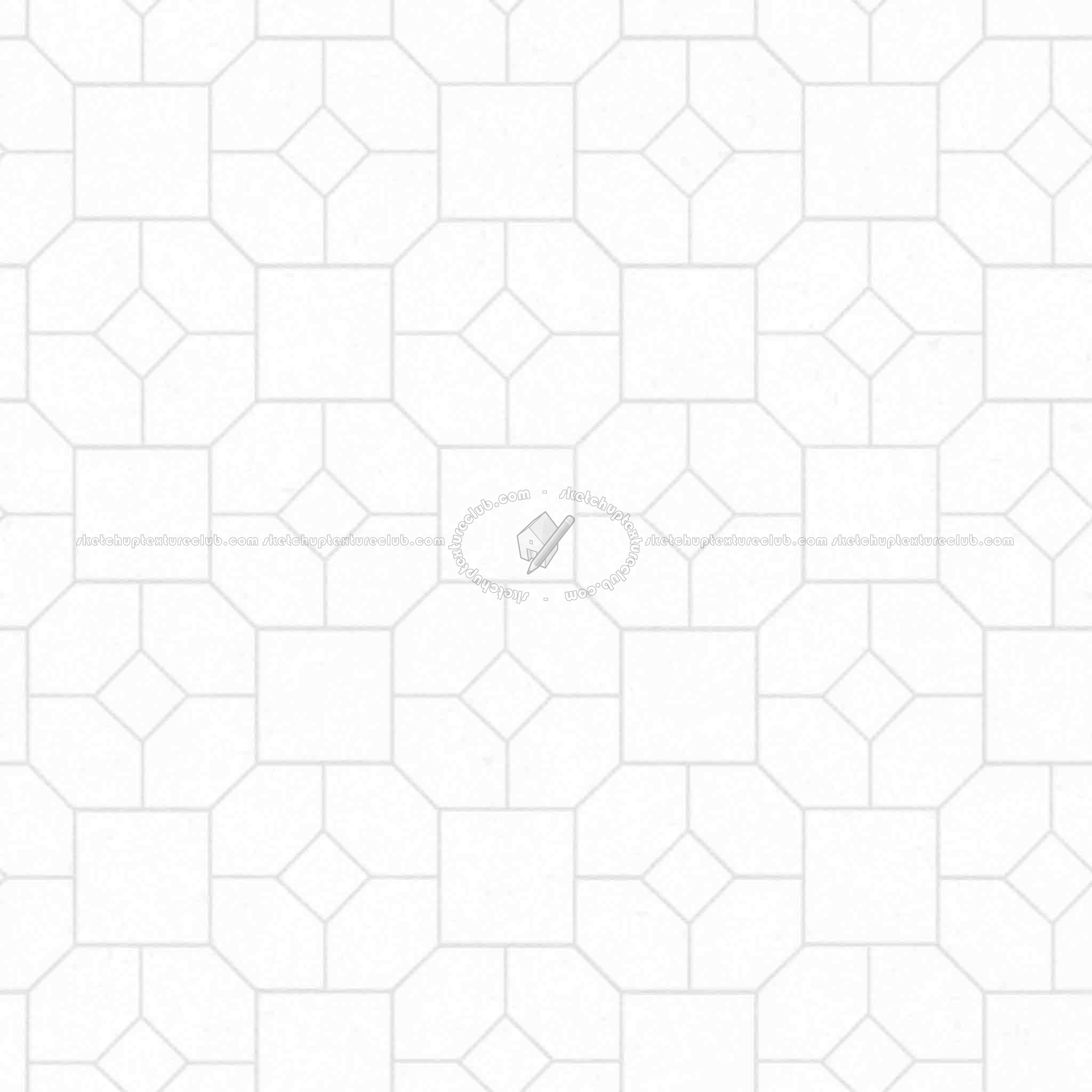 Textures   -   ARCHITECTURE   -   PAVING OUTDOOR   -   Pavers stone   -   Blocks mixed  - Pavers stone mixed size texture seamless 06192 - Ambient occlusion