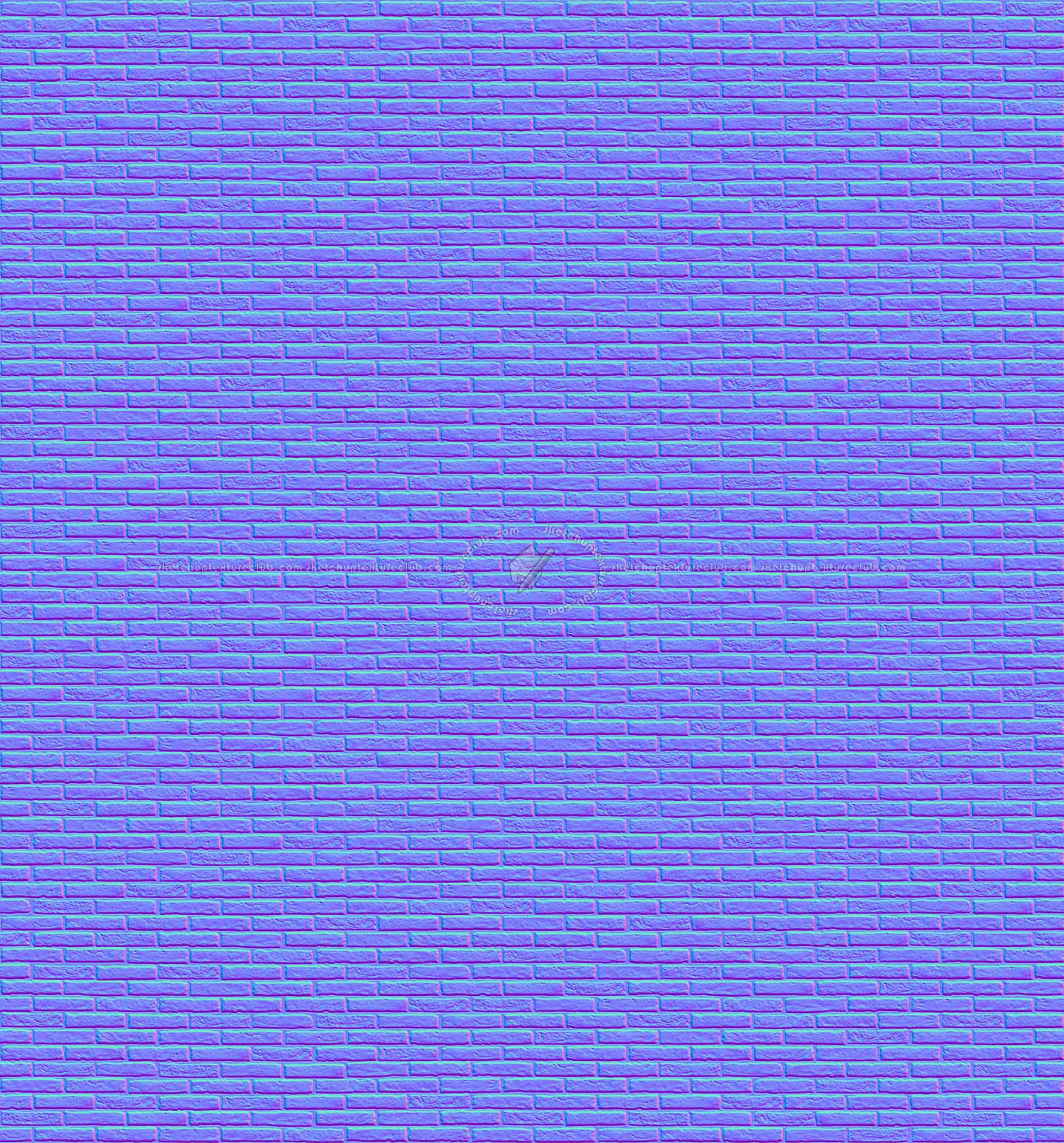 Textures   -   ARCHITECTURE   -   BRICKS   -   Facing Bricks   -   Rustic  - Rustic bricks texture seamless 17191 - Normal