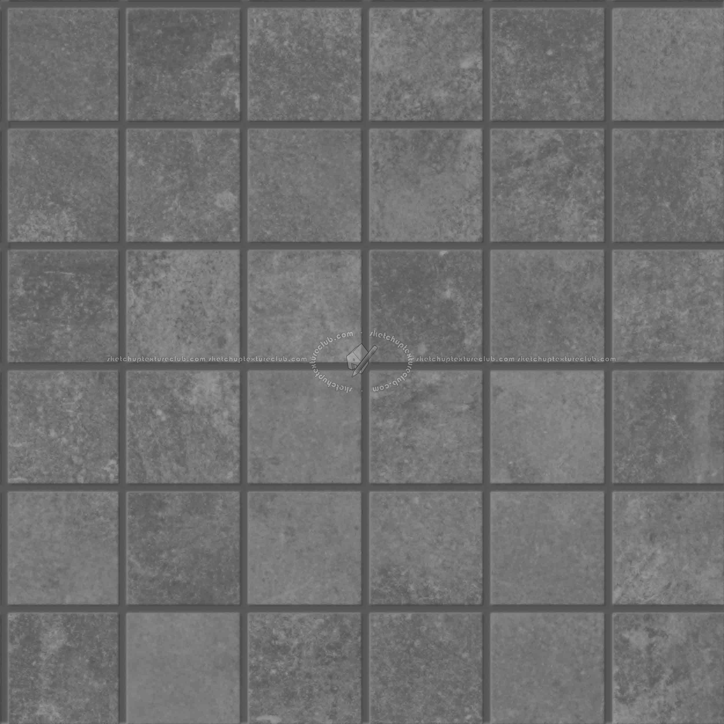 Textures   -   ARCHITECTURE   -   TILES INTERIOR   -   Cement - Encaustic   -   Cement  - Concrete mosaico tiles PBR texture seamless 21881 - Displacement