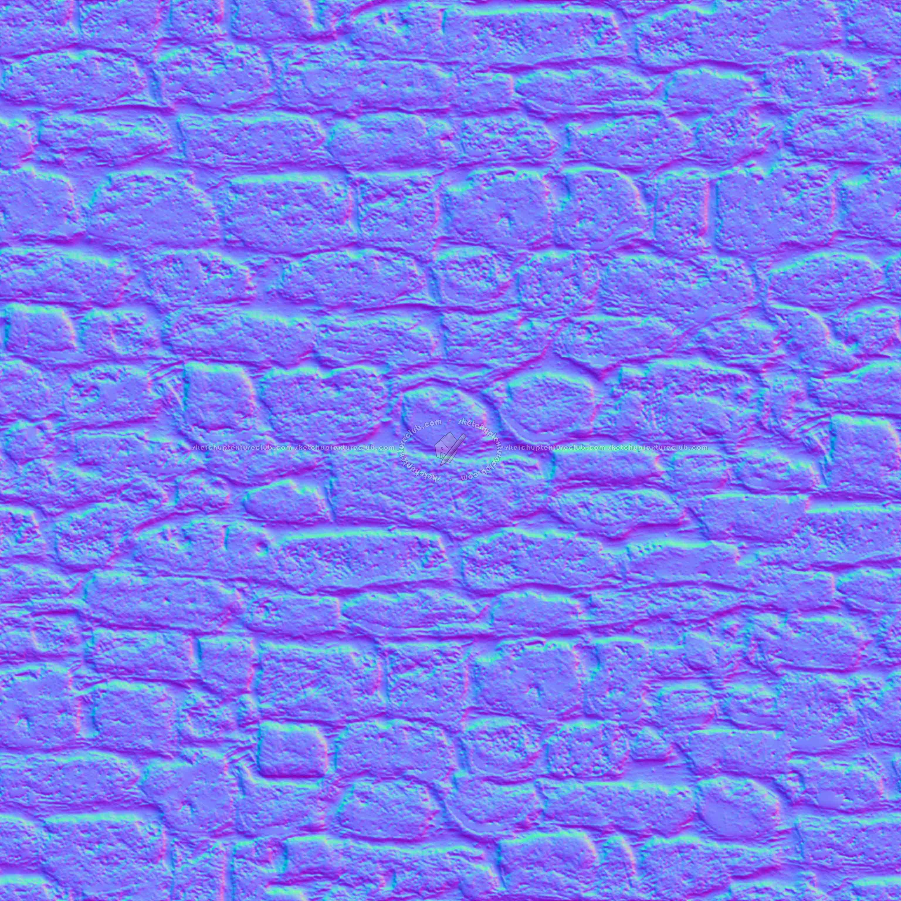 Textures   -   ARCHITECTURE   -   STONES WALLS   -   Stone walls  - Old wall stone texture seamless 08495 - Normal