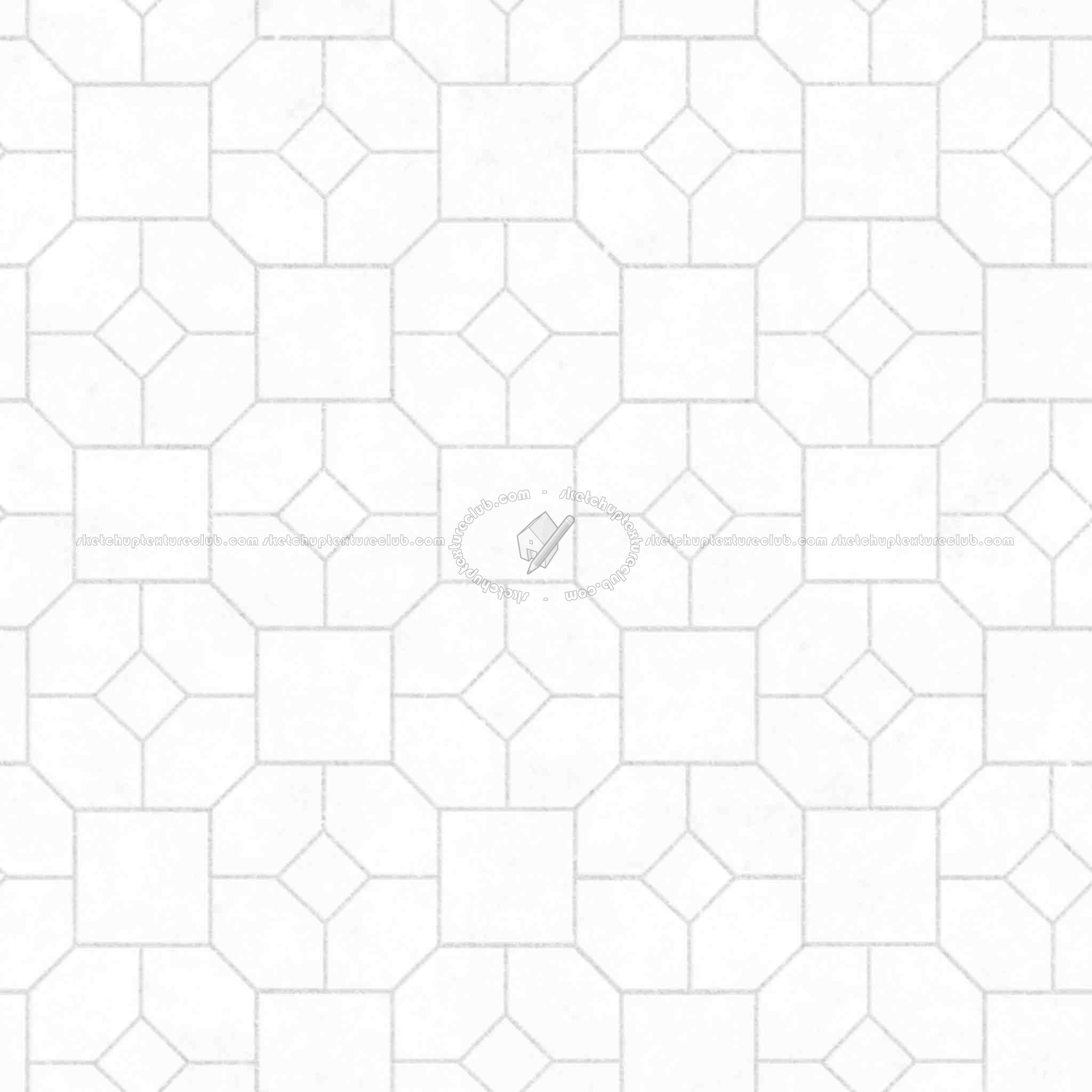 Textures   -   ARCHITECTURE   -   PAVING OUTDOOR   -   Pavers stone   -   Blocks mixed  - Pavers stone mixed size texture seamless 06193 - Ambient occlusion