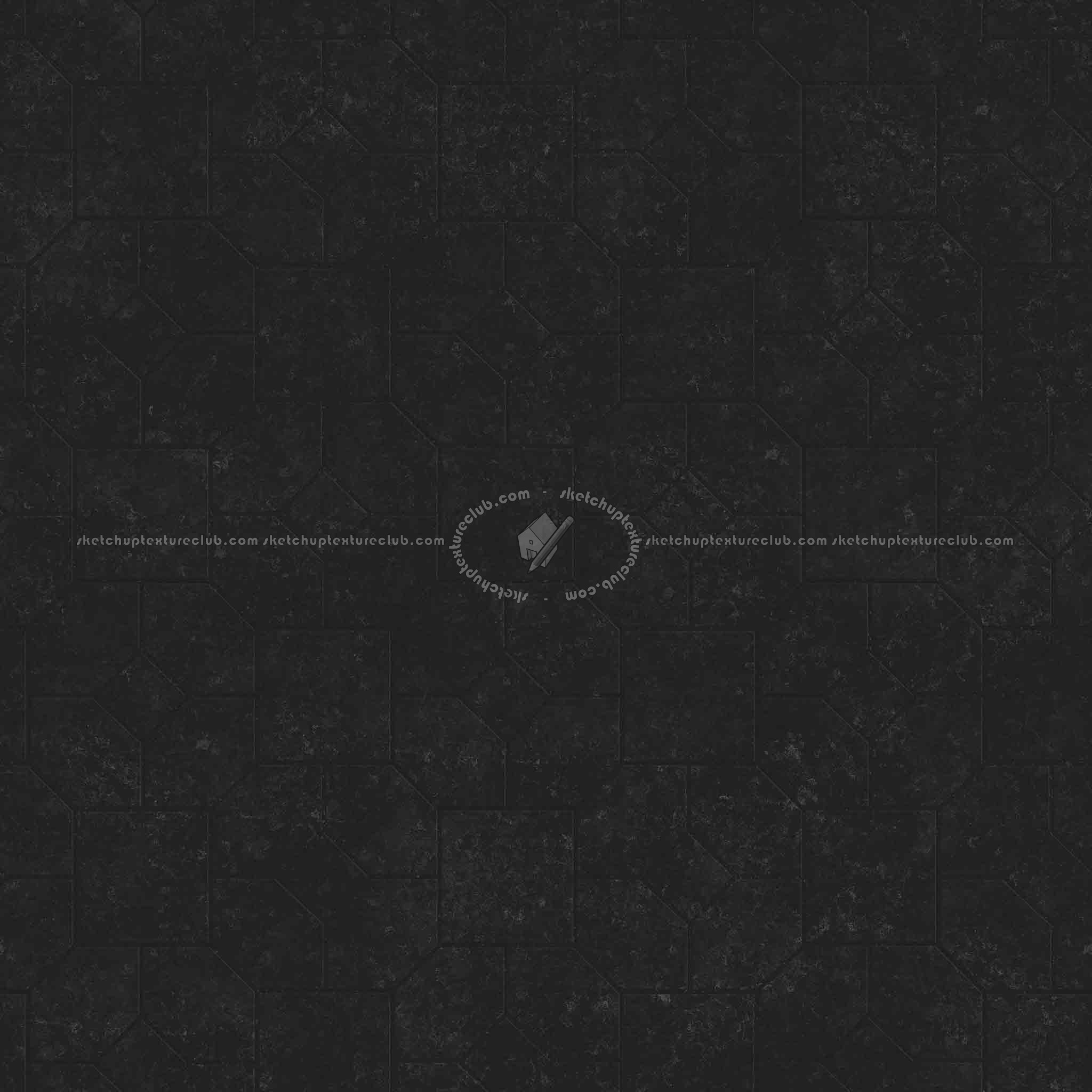 Textures   -   ARCHITECTURE   -   PAVING OUTDOOR   -   Pavers stone   -   Blocks mixed  - Pavers stone mixed size texture seamless 06193 - Specular