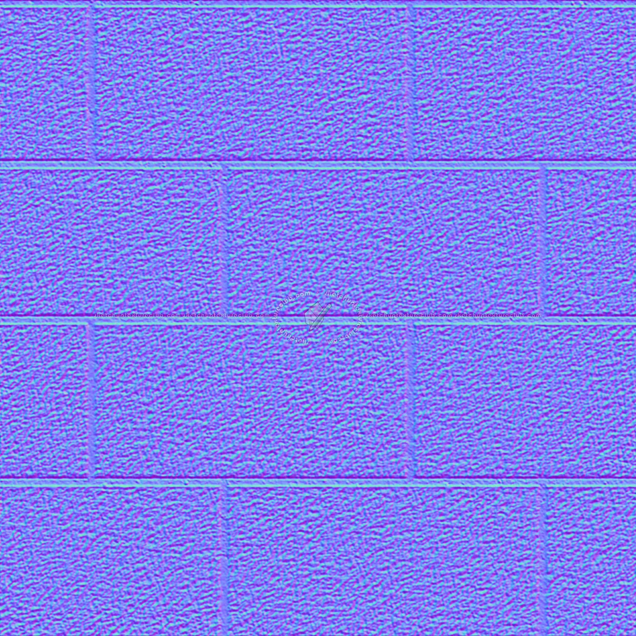 Textures   -   ARCHITECTURE   -   PAVING OUTDOOR   -   Concrete   -   Blocks regular  - Paving outdoor concrete regular block texture seamless 05732 - Normal