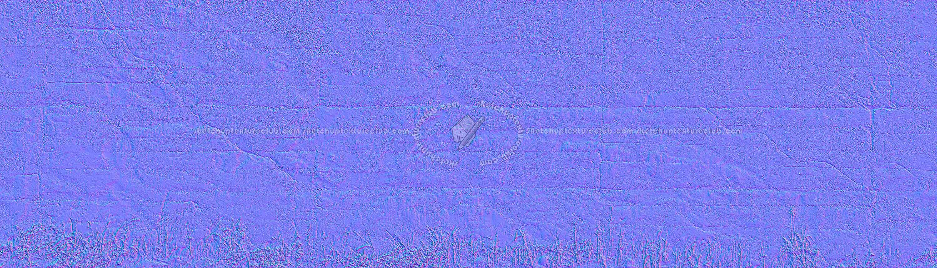 Textures   -   ARCHITECTURE   -   CONCRETE   -   Plates   -   Dirty  - Concrete dirt plates wall texture horizontal seamless 18050 - Normal