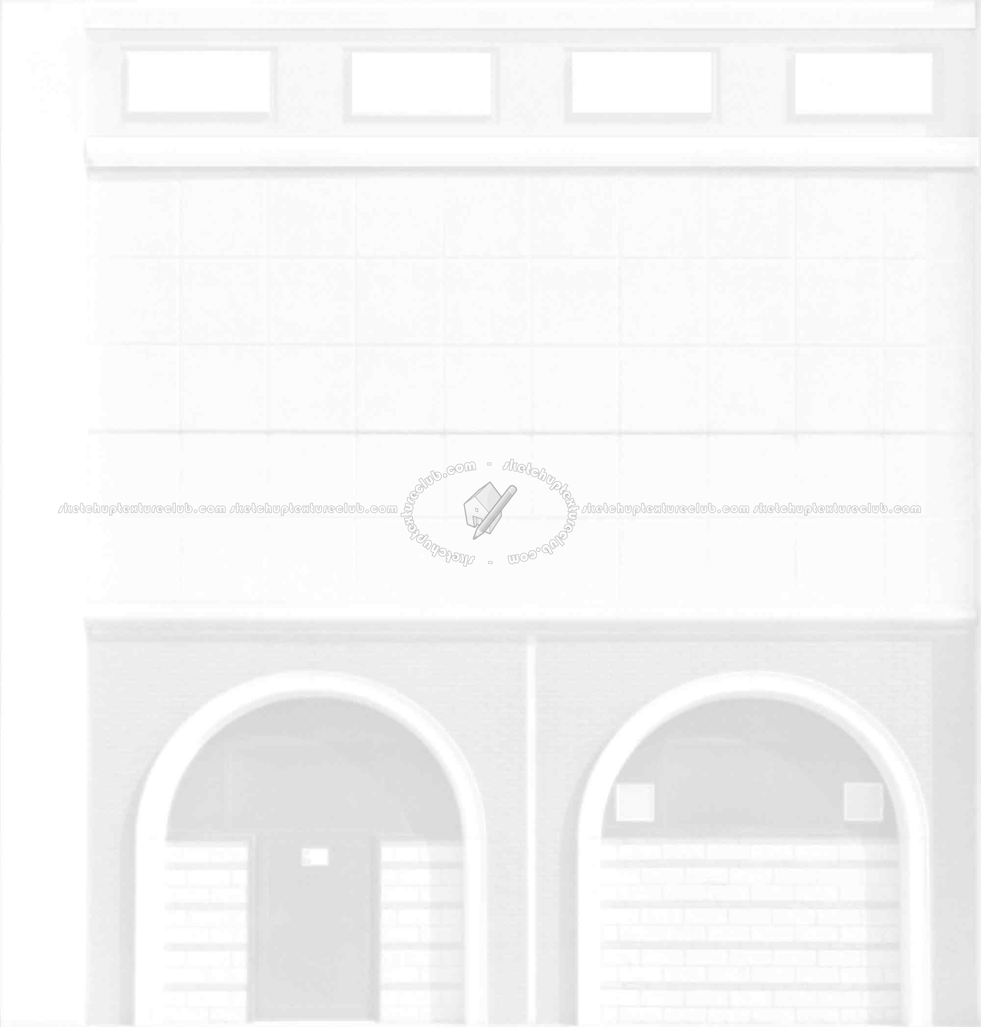 Textures   -   ARCHITECTURE   -   CONCRETE   -   Plates   -   Clean  - Concrete plates wall horizontal texture seamless 18048 - Ambient occlusion