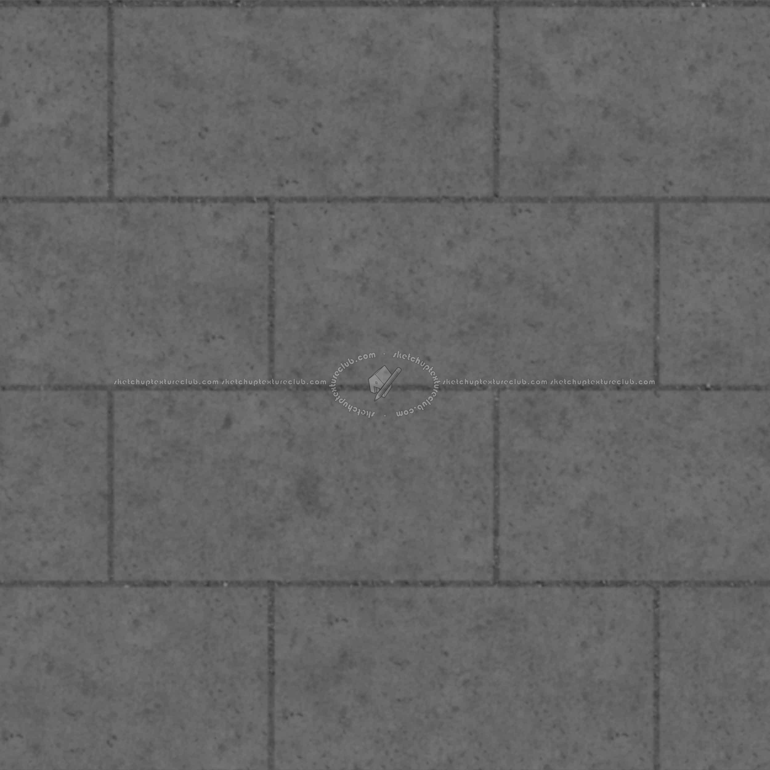 Textures   -   ARCHITECTURE   -   PAVING OUTDOOR   -   Concrete   -   Blocks regular  - Paving outdoor concrete regular block texture seamless 05733 - Displacement