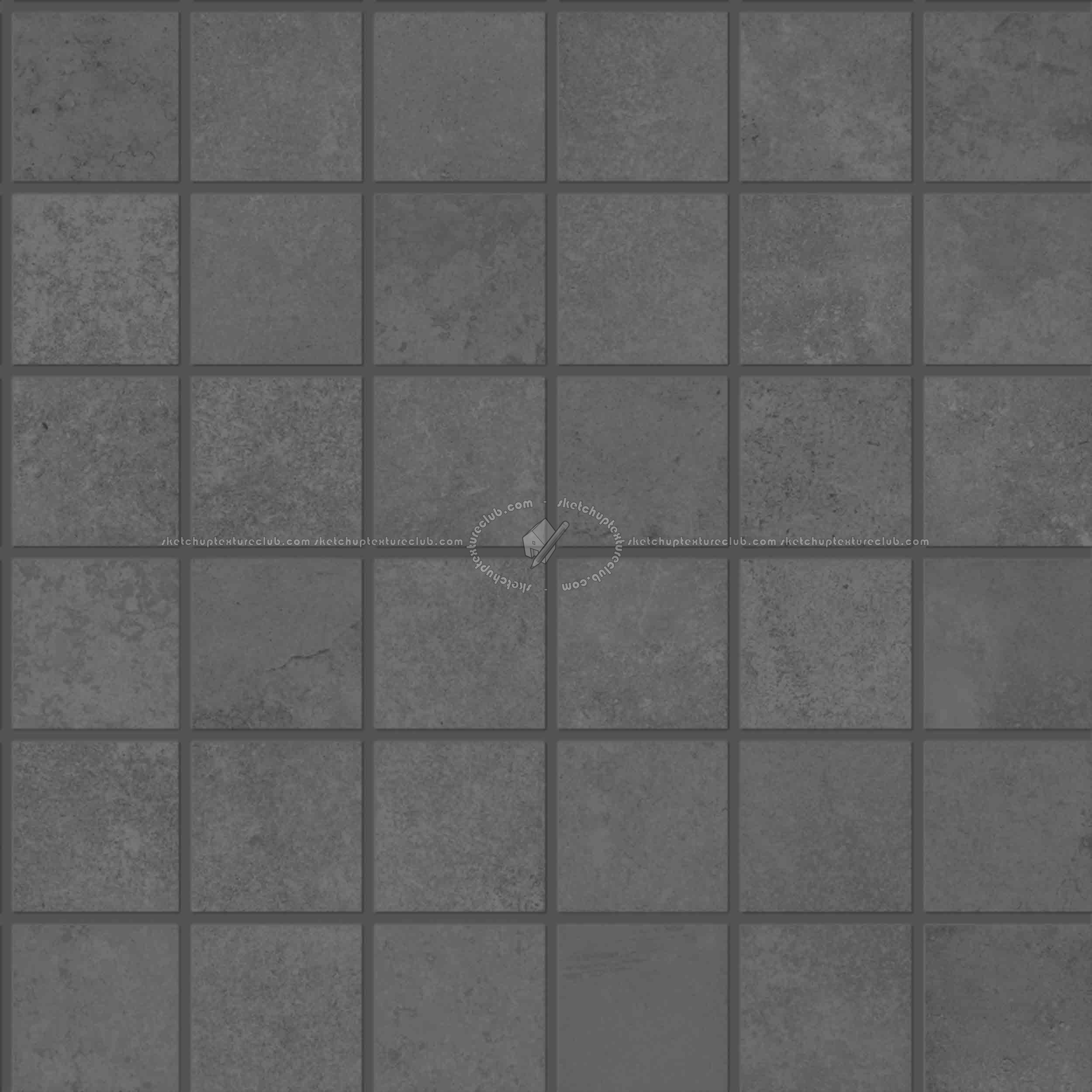 Textures   -   ARCHITECTURE   -   TILES INTERIOR   -   Cement - Encaustic   -   Cement  - Concrete mosaico tiles PBR texture seamless 21883 - Displacement