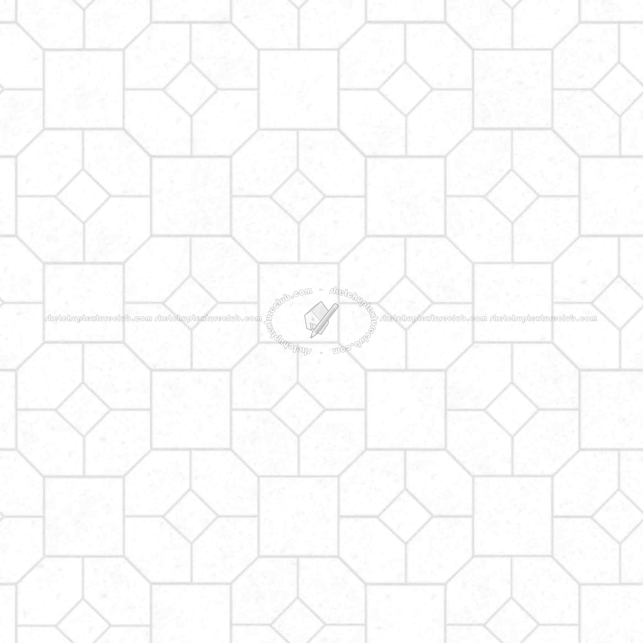 Textures   -   ARCHITECTURE   -   PAVING OUTDOOR   -   Pavers stone   -   Blocks mixed  - Pavers stone mixed size texture seamless 06195 - Ambient occlusion