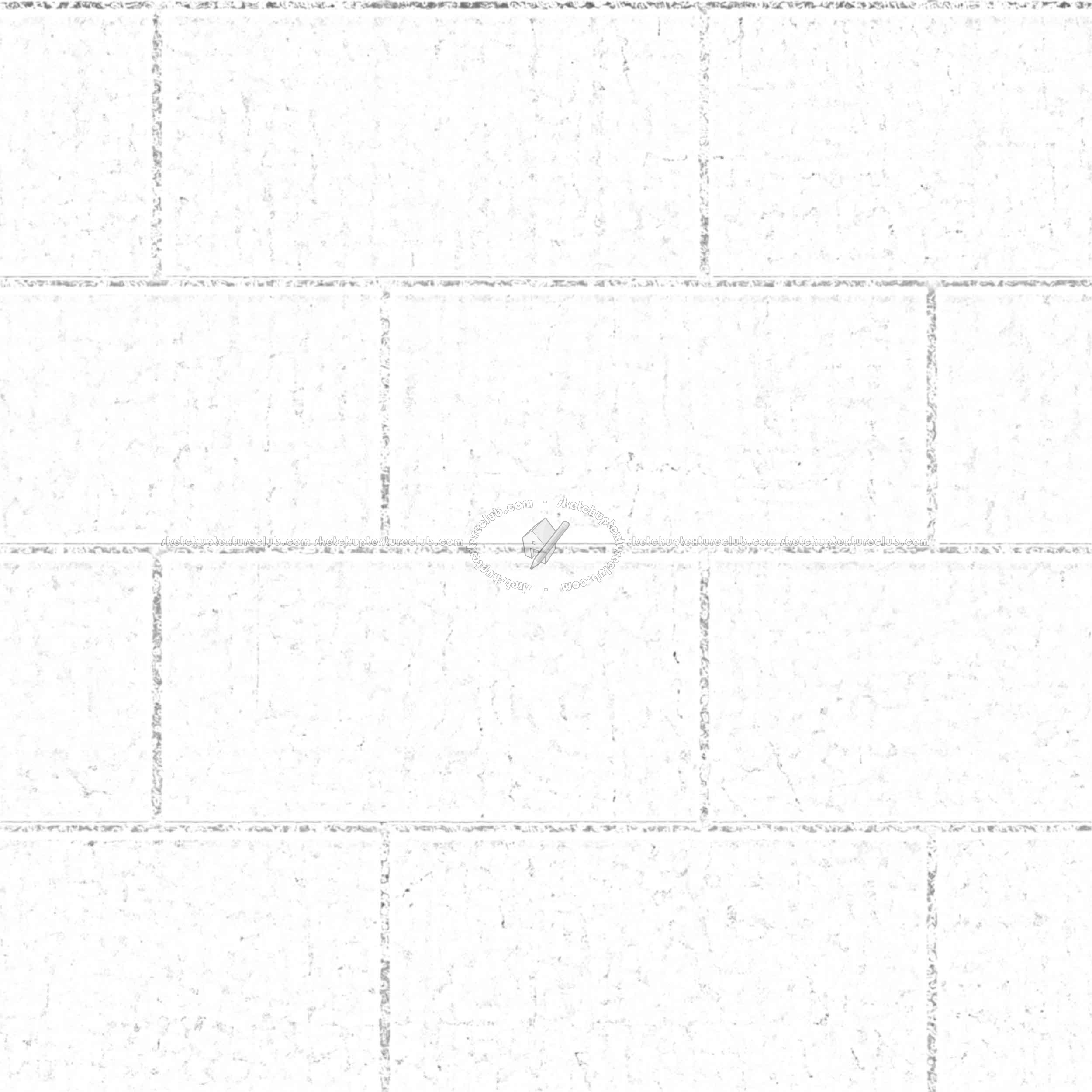 Textures   -   ARCHITECTURE   -   PAVING OUTDOOR   -   Concrete   -   Blocks regular  - Paving outdoor concrete regular block texture seamless 05734 - Ambient occlusion