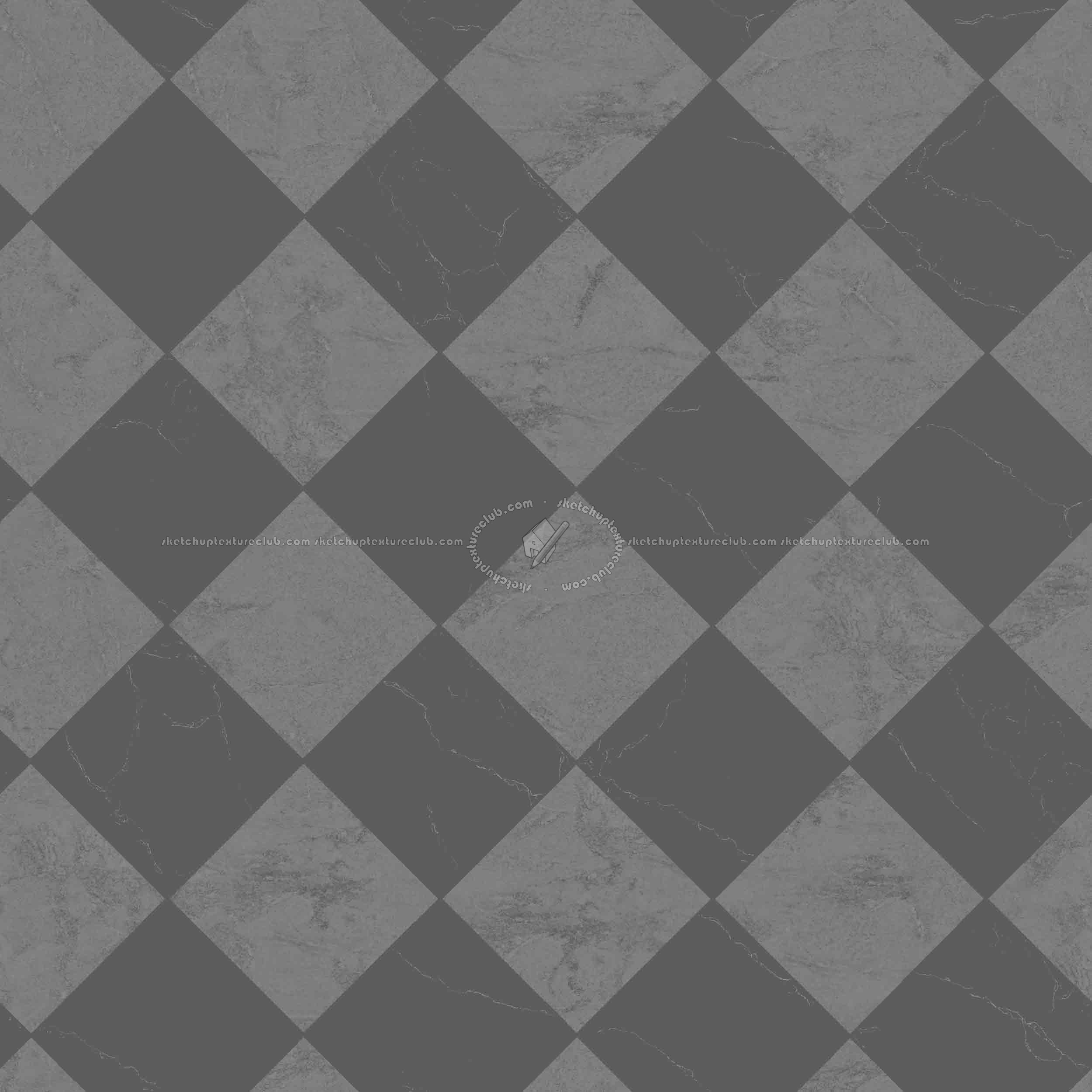 Textures   -   ARCHITECTURE   -   TILES INTERIOR   -   Marble tiles   -   Marble geometric patterns  - Black and white marble tile texture seamless 21128 - Specular