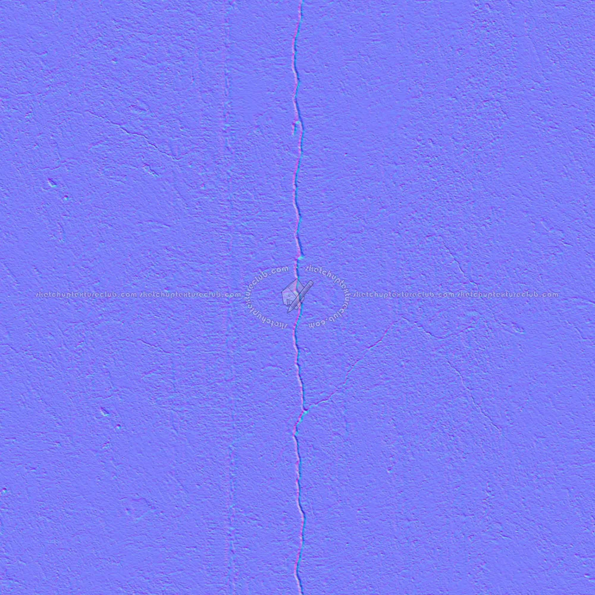 Textures   -   ARCHITECTURE   -   CONCRETE   -   Bare   -   Damaged walls  - Concrete bare damaged texture seamless 01370 - Normal