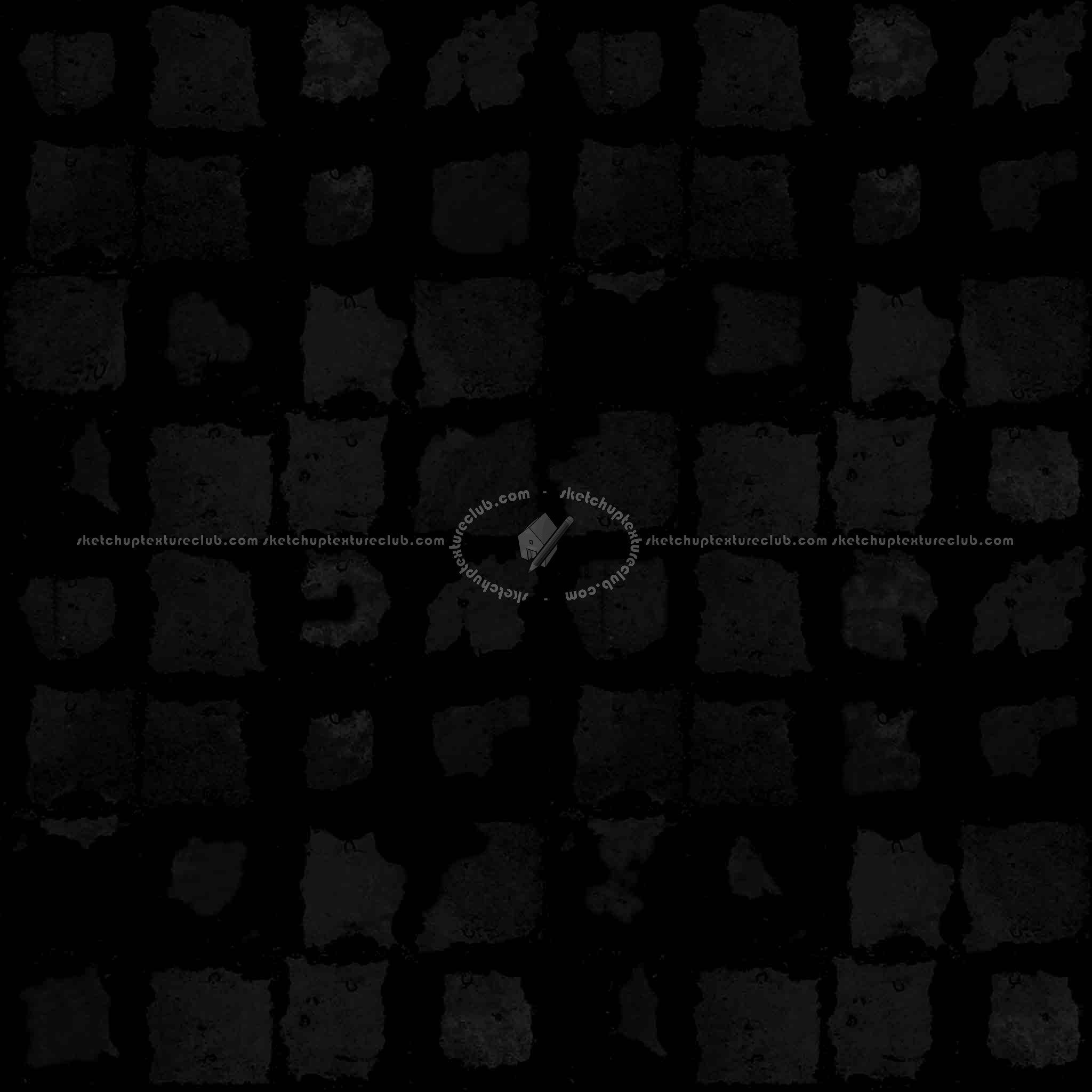 Textures   -   ARCHITECTURE   -   PAVING OUTDOOR   -   Concrete   -   Blocks damaged  - Concrete paving outdoor damaged texture seamless 05490 - Specular