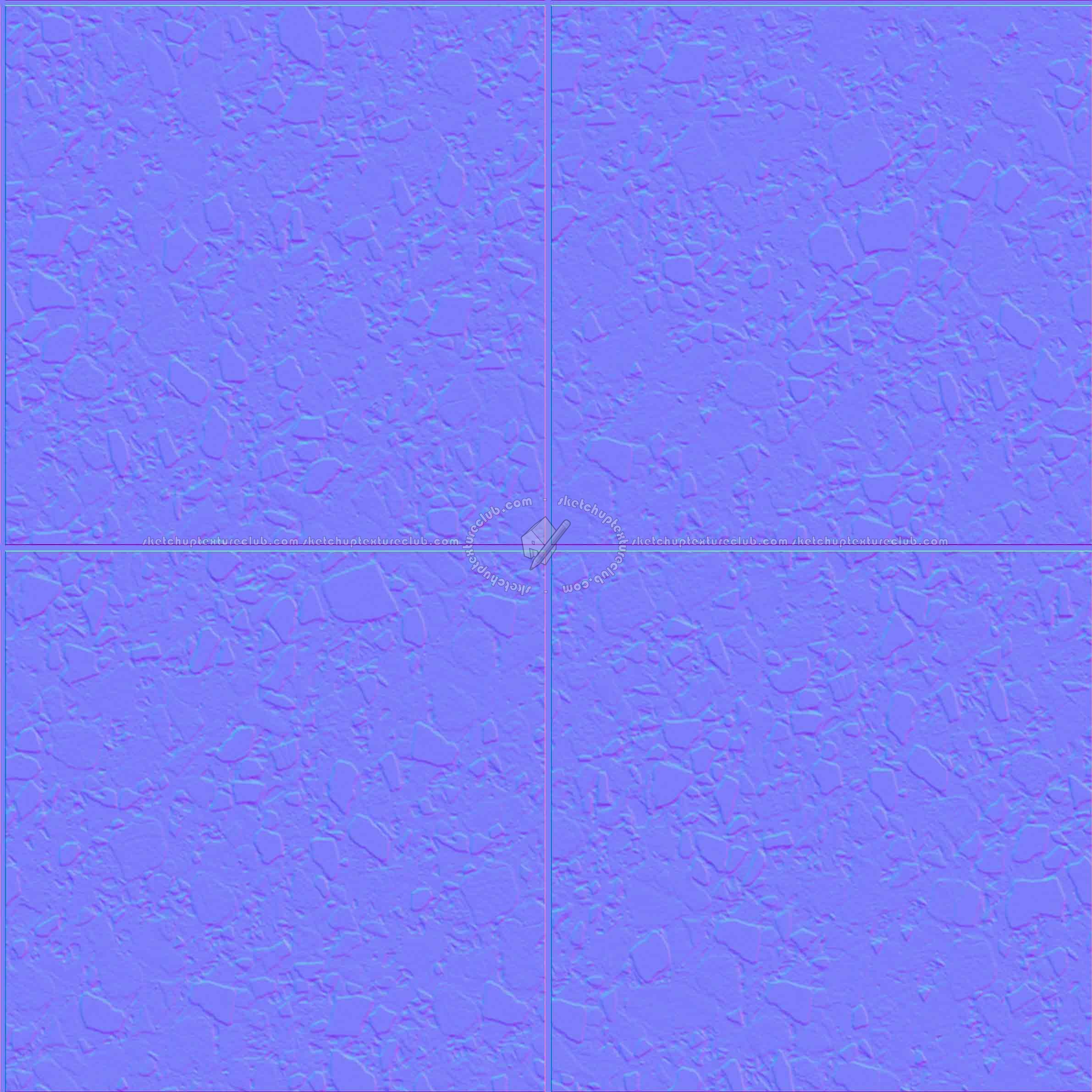 Textures   -   ARCHITECTURE   -   TILES INTERIOR   -   Terrazzo  - terrazzo floor tile PBR texture seamless 21494 - Normal