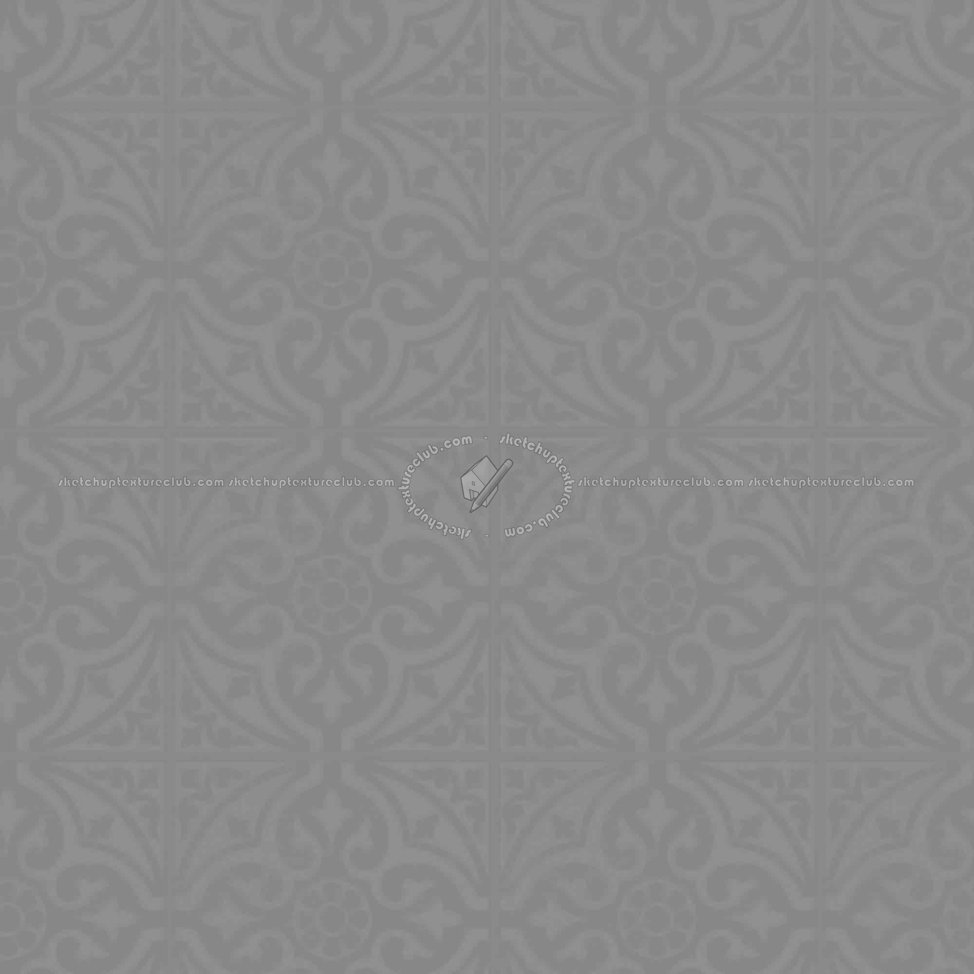 Textures   -   ARCHITECTURE   -   TILES INTERIOR   -   Marble tiles   -   Travertine  - Travertine floor tile texture seamless 14670 - Displacement