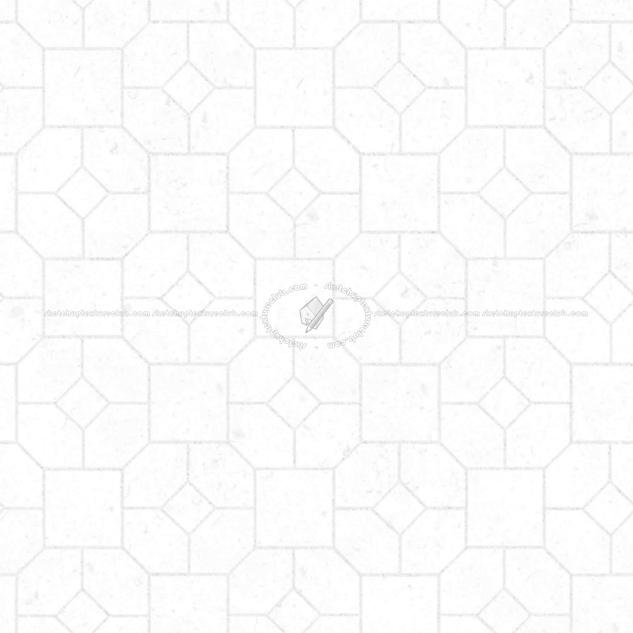 Textures   -   ARCHITECTURE   -   PAVING OUTDOOR   -   Pavers stone   -   Blocks mixed  - Pavers stone mixed size texture seamless 06196 - Ambient occlusion