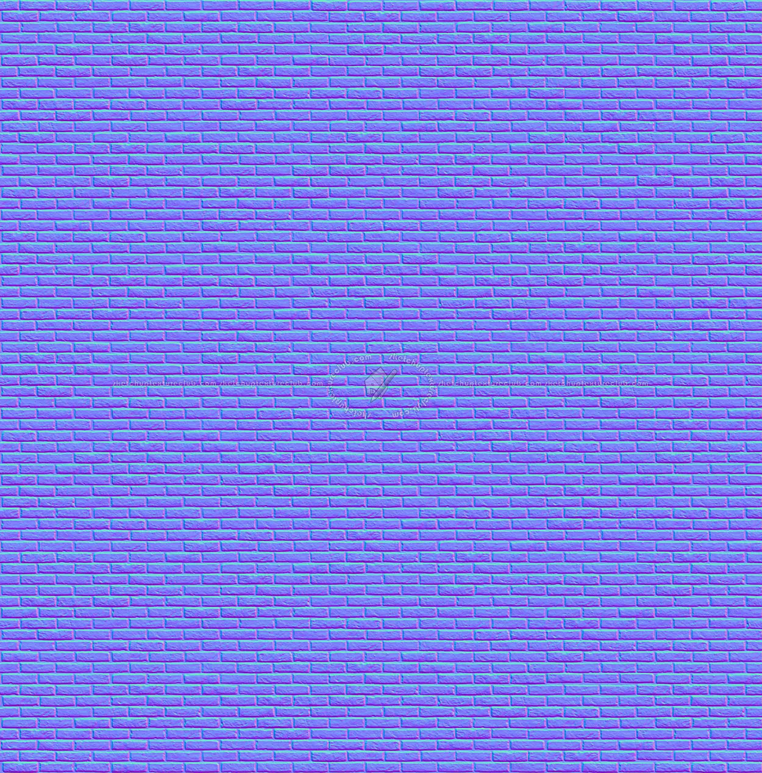 Textures   -   ARCHITECTURE   -   BRICKS   -   Facing Bricks   -   Rustic  - Rustic bricks texture seamless 17195 - Normal