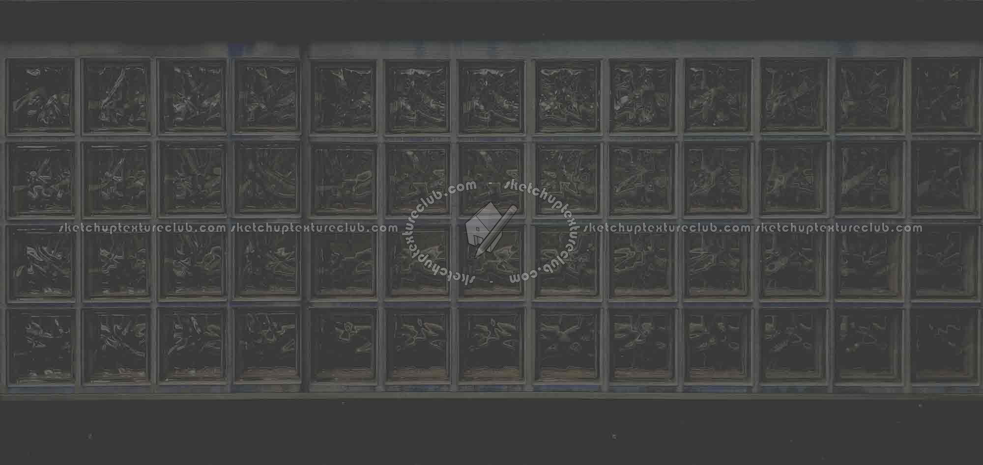 Textures   -   ARCHITECTURE   -   CONCRETE   -   Plates   -   Clean  - Concrete wall with blocks glass texture seamless 19018 - Specular