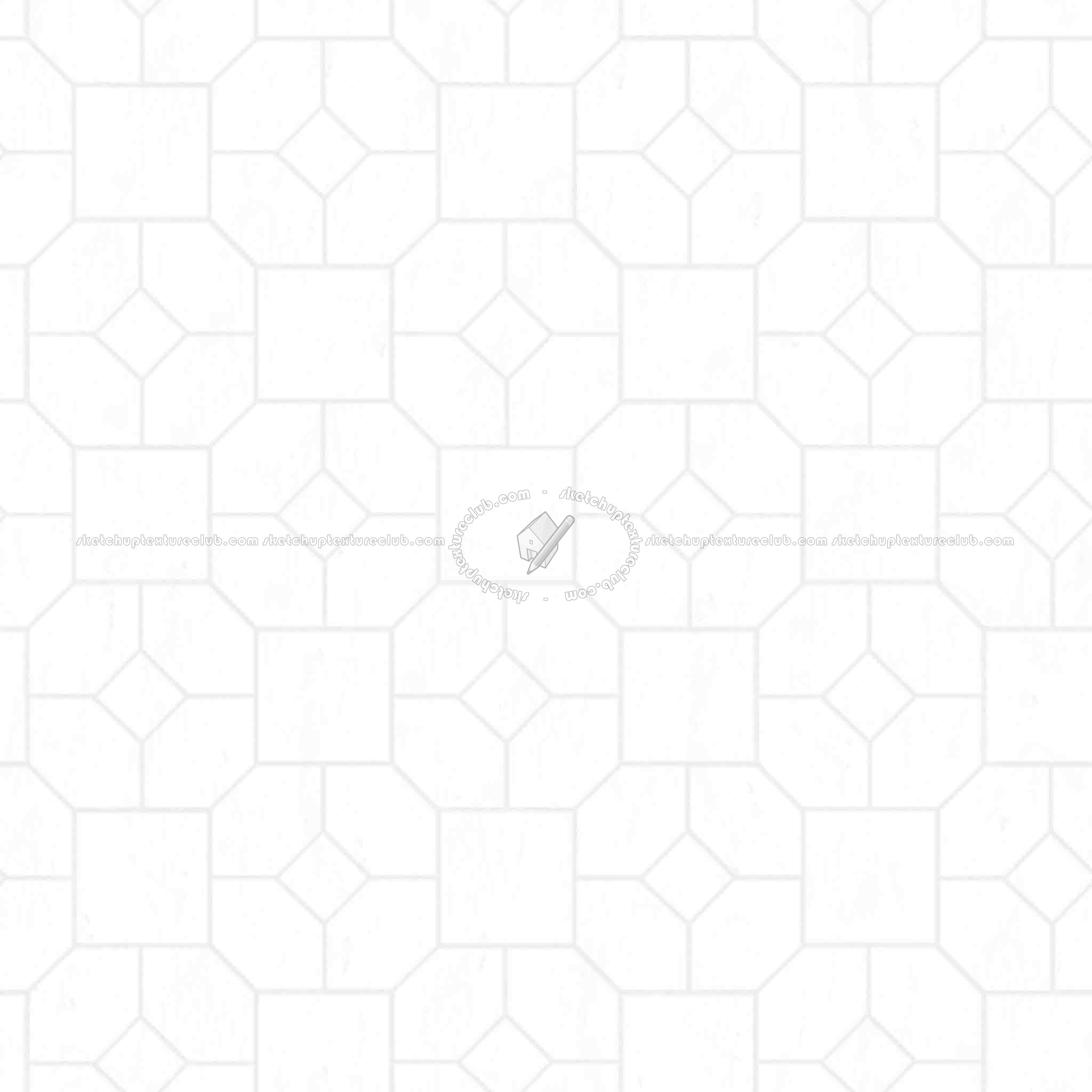 Textures   -   ARCHITECTURE   -   PAVING OUTDOOR   -   Pavers stone   -   Blocks mixed  - Pavers stone mixed size texture seamless 06197 - Ambient occlusion