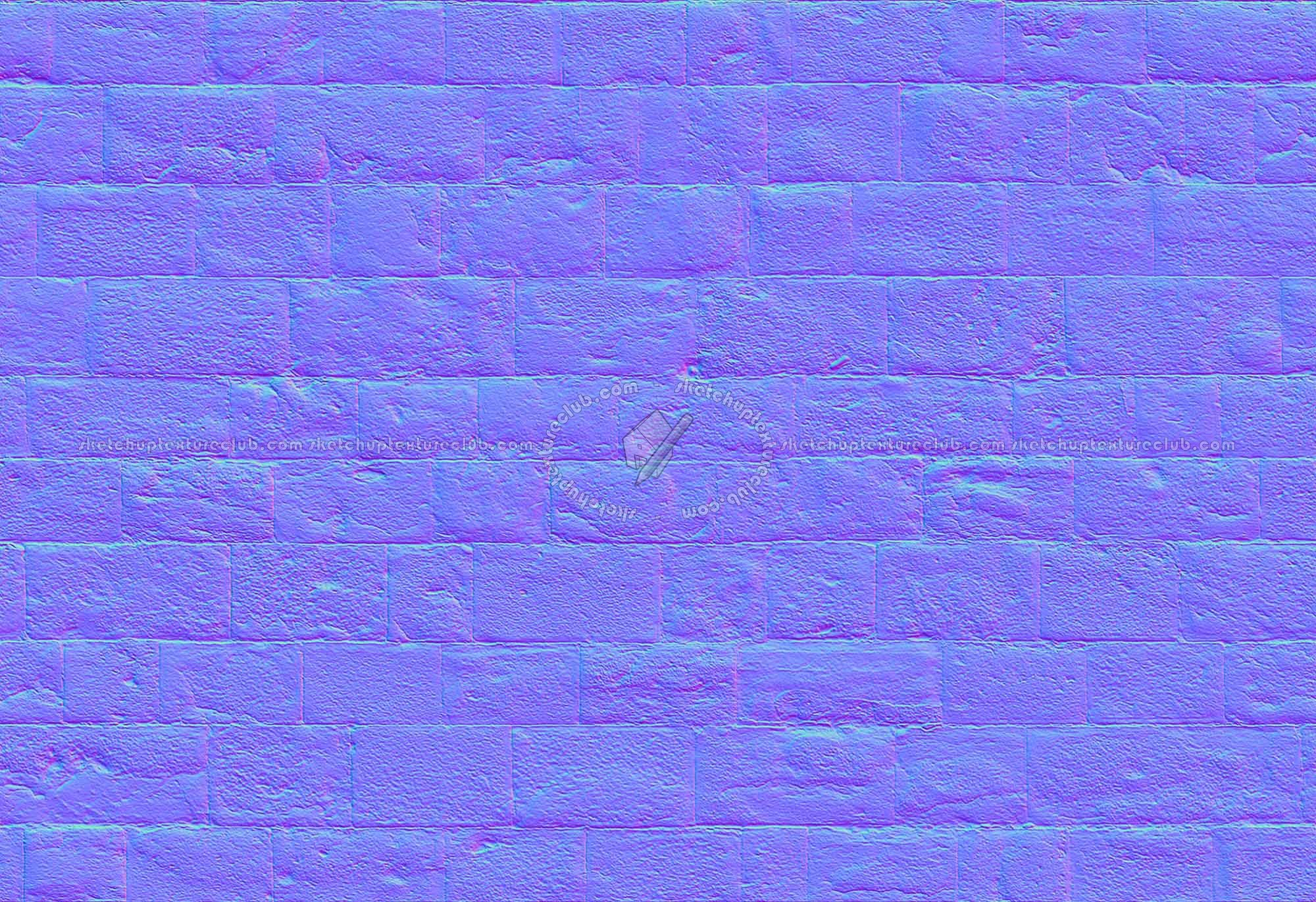 Textures   -   ARCHITECTURE   -   STONES WALLS   -   Stone blocks  - Wall stone blocks texture seamless 20846 - Normal