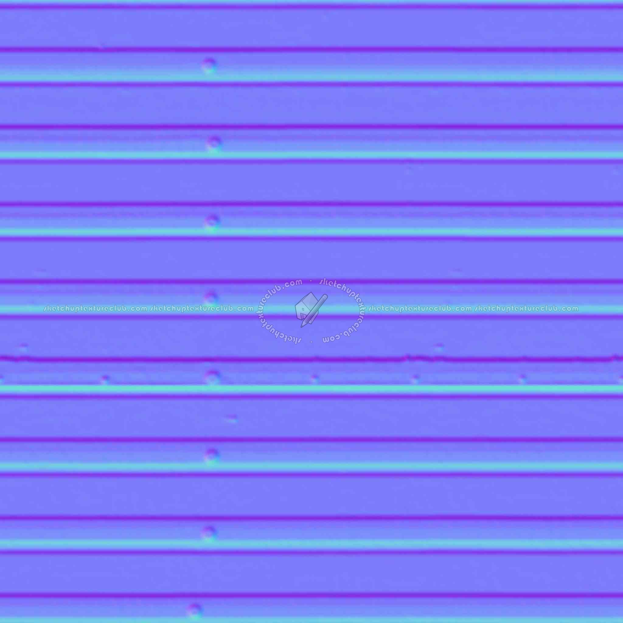 Textures   -   MATERIALS   -   METALS   -   Corrugated  - Green painted corrugated metal texture seamless 10029 - Normal