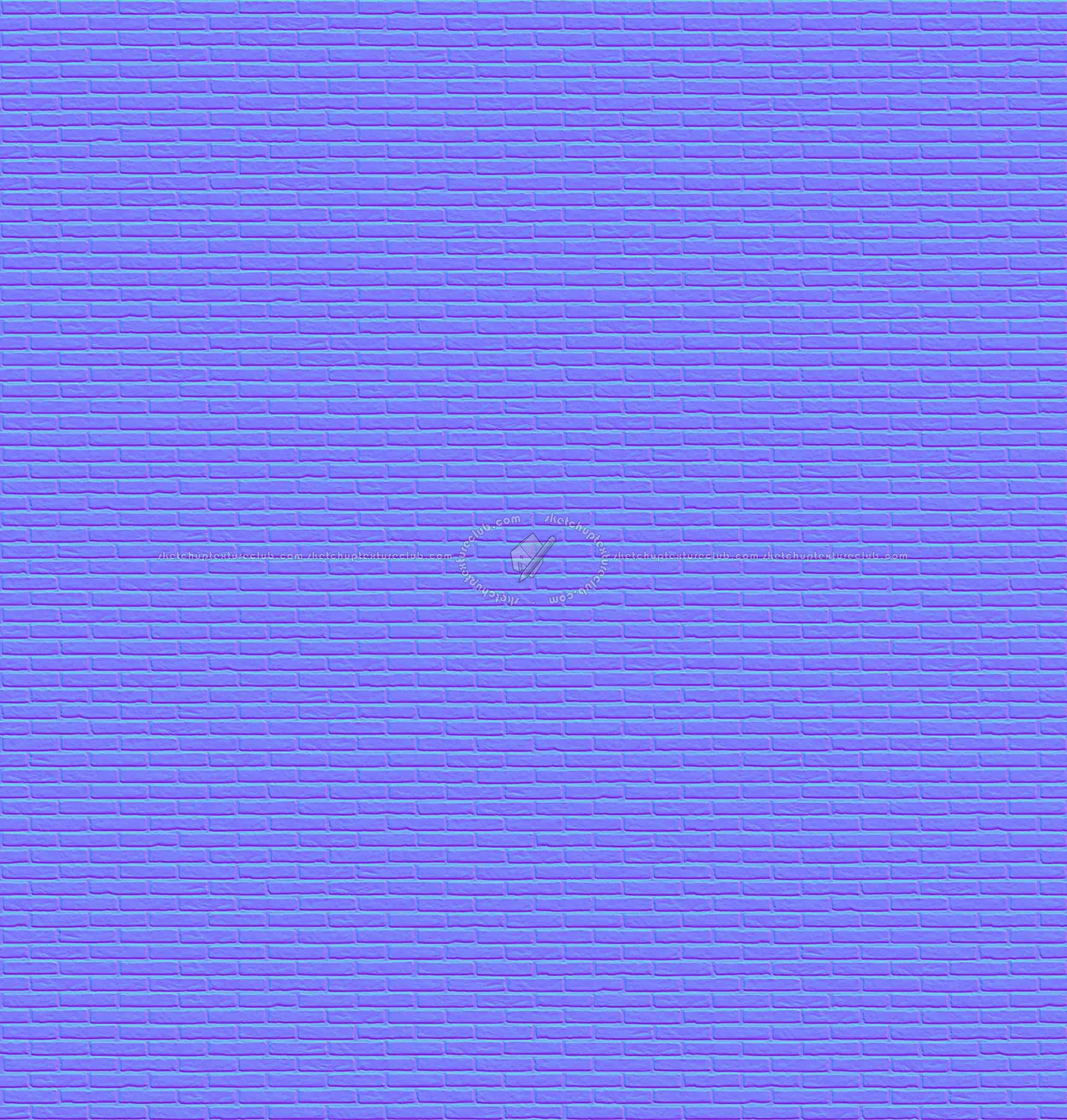 Textures   -   ARCHITECTURE   -   BRICKS   -   Facing Bricks   -   Rustic  - Rustic bricks texture seamless 17197 - Normal