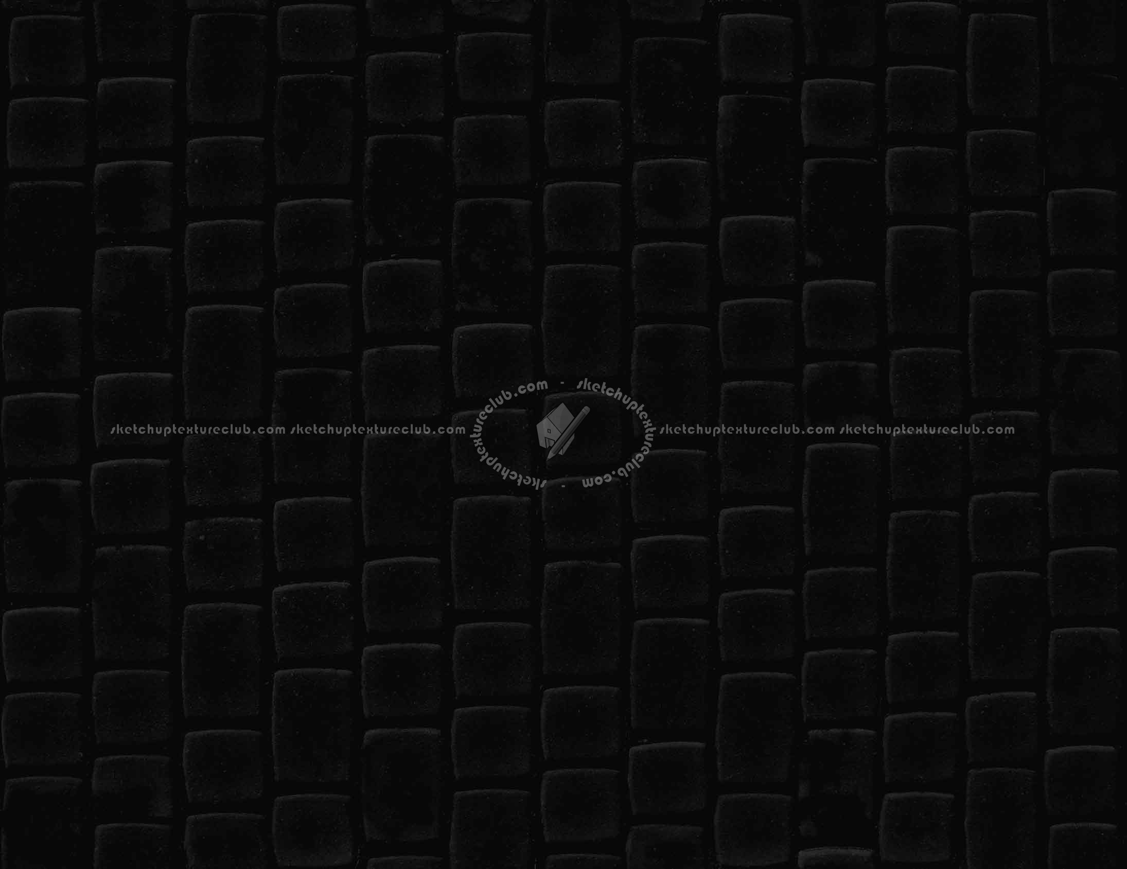 Textures   -   ARCHITECTURE   -   ROADS   -   Paving streets   -   Cobblestone  - Street paving cobblestone texture seamless 18095 - Specular