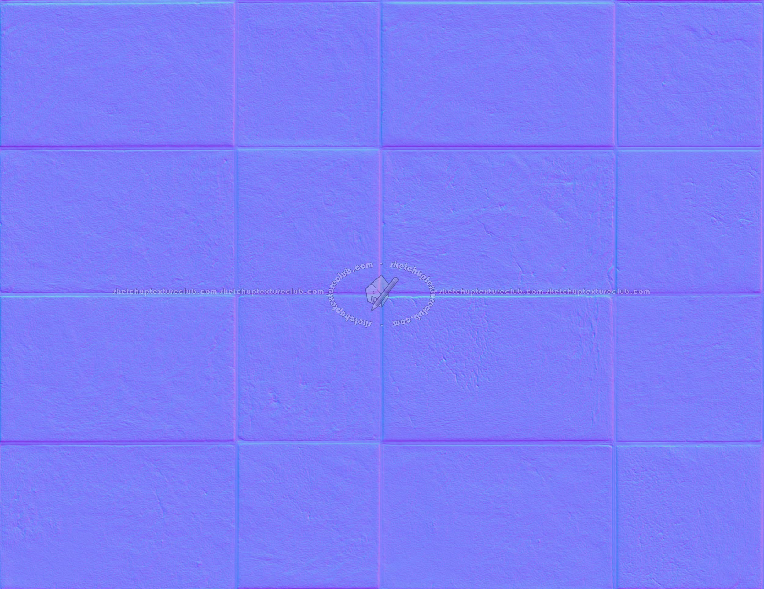 Textures   -   ARCHITECTURE   -   TILES INTERIOR   -   Terracotta tiles  - Terracotta mixed color tile texture seamless 16134 - Normal