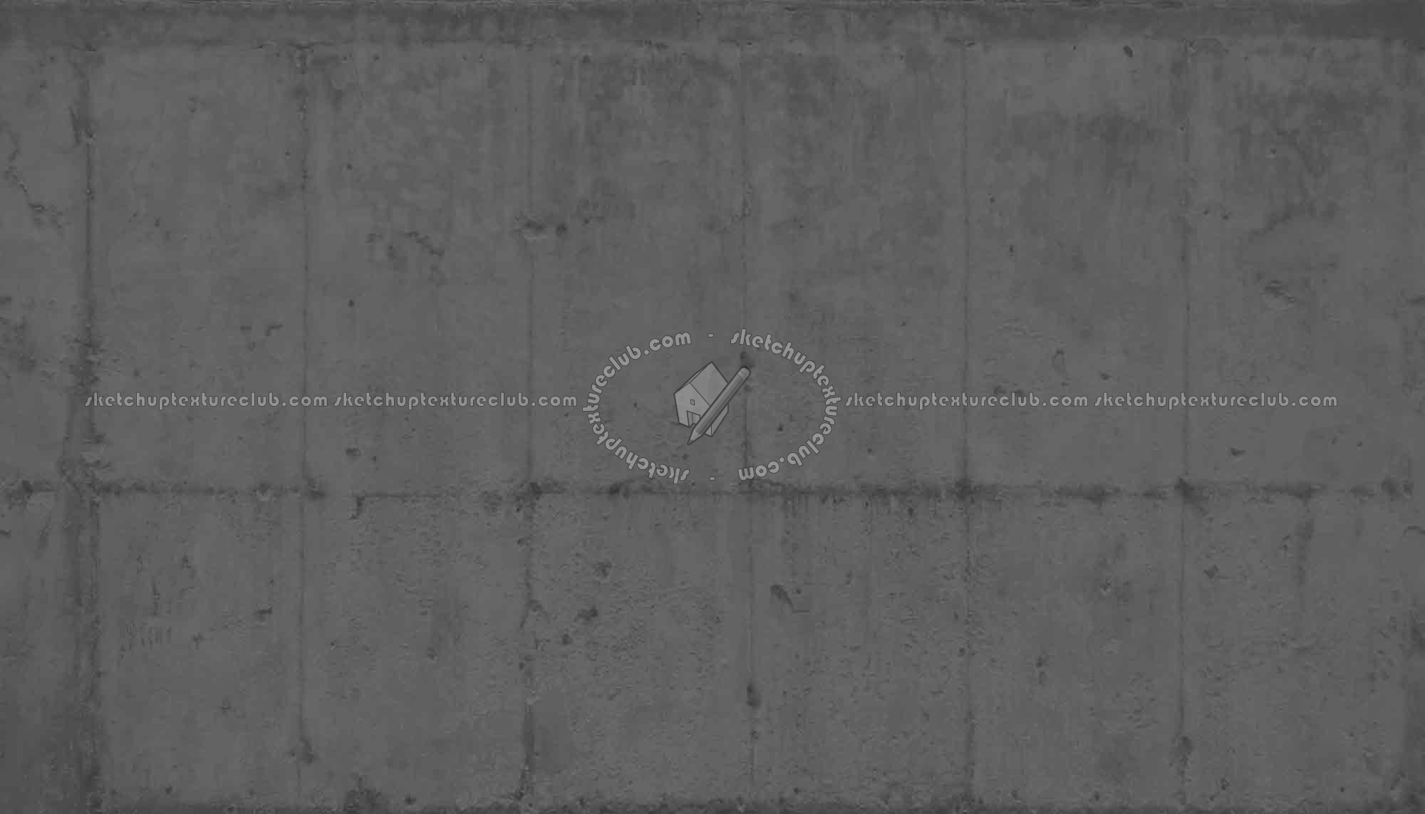 Textures   -   ARCHITECTURE   -   CONCRETE   -   Plates   -   Dirty  - Concrete dirt plates wall texture seamless 18678 - Displacement