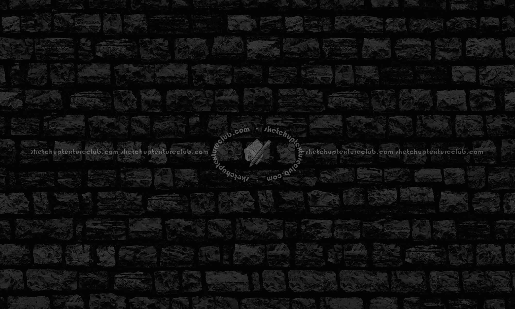 Textures   -   ARCHITECTURE   -   STONES WALLS   -   Stone blocks  - Italian medieval stone wall texture seamless 20860 - Specular