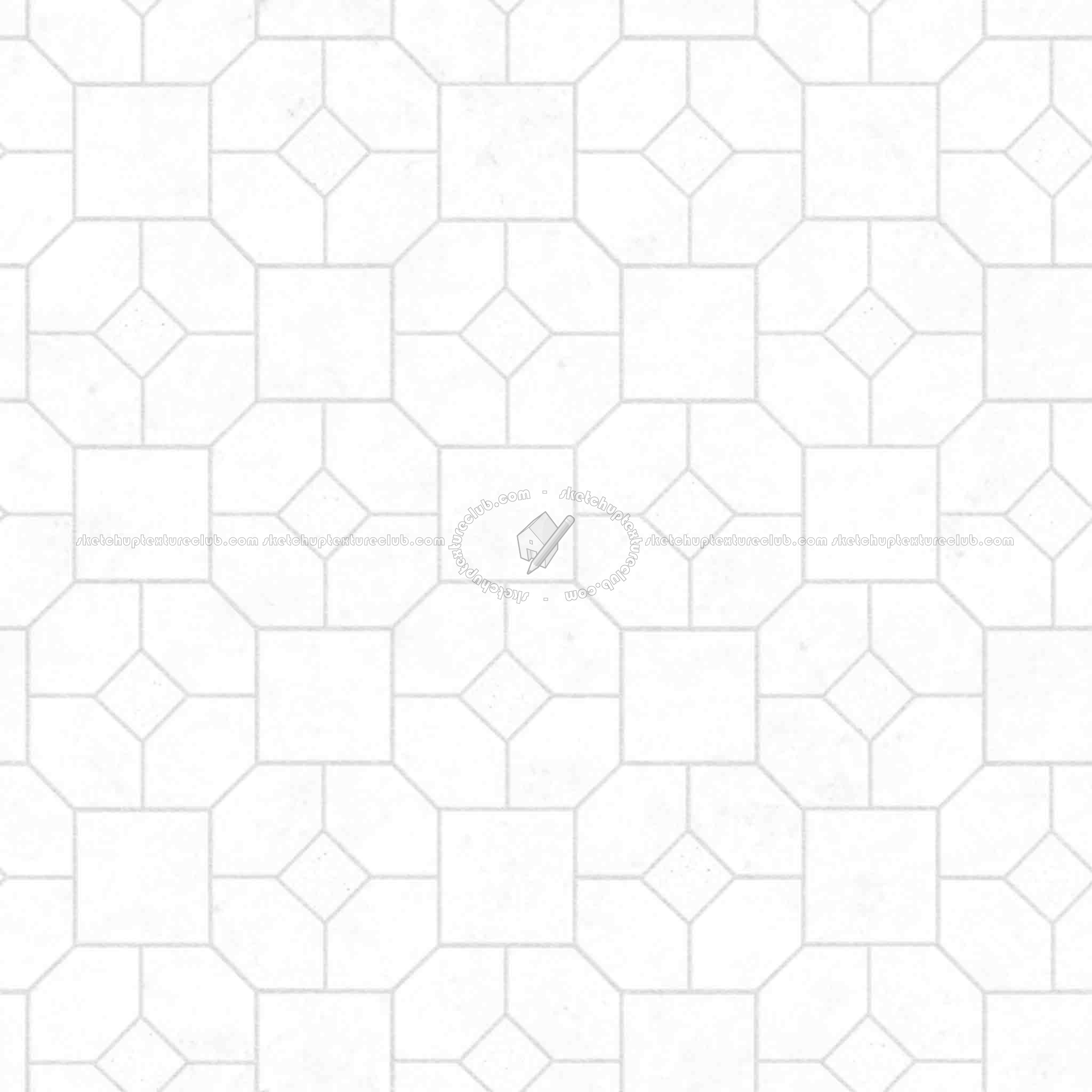 Textures   -   ARCHITECTURE   -   PAVING OUTDOOR   -   Pavers stone   -   Blocks mixed  - Pavers stone mixed size texture seamless 06200 - Ambient occlusion