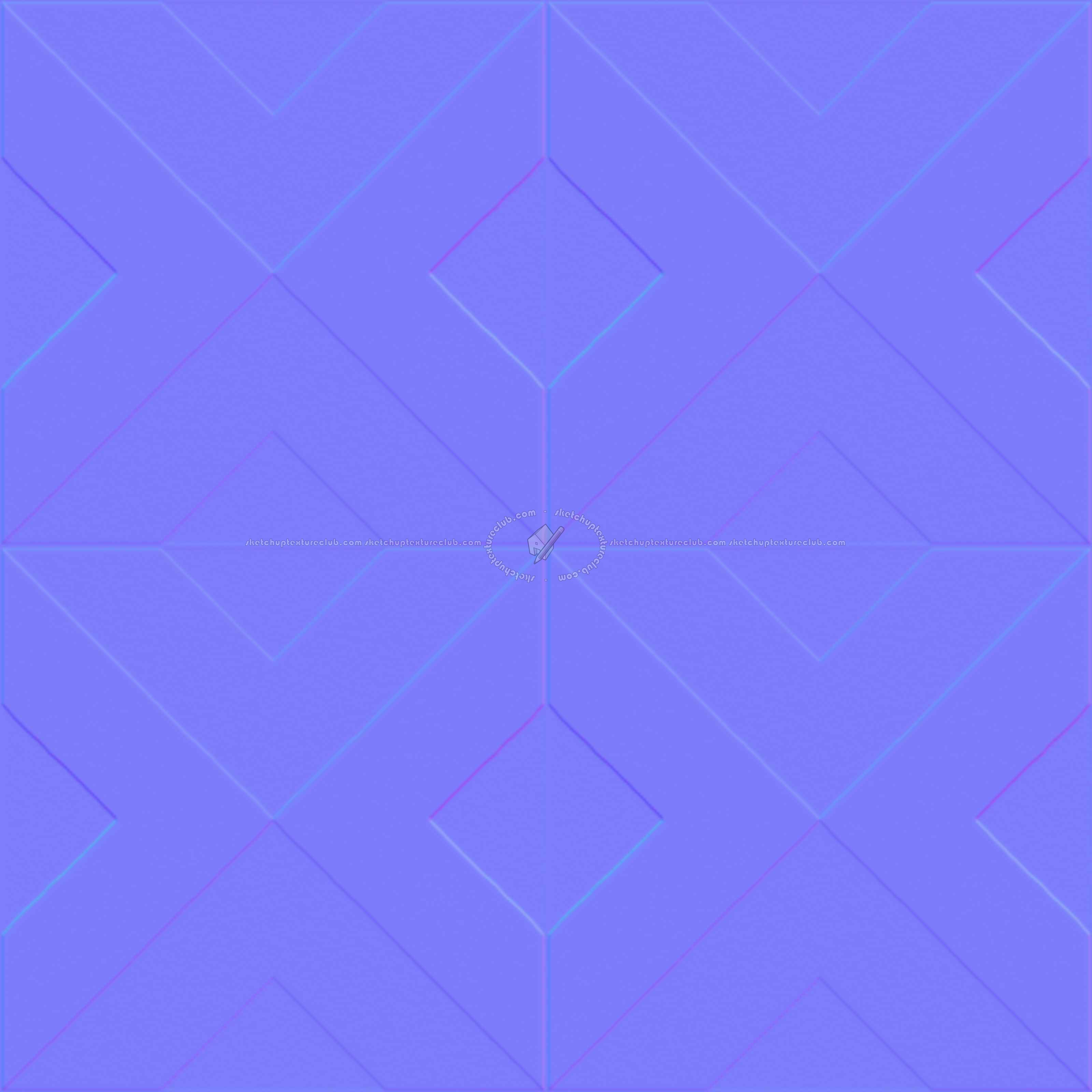 Textures   -   ARCHITECTURE   -   TILES INTERIOR   -   Cement - Encaustic   -   Cement  - cementine tiles Pbr texture seamless 22108 - Normal