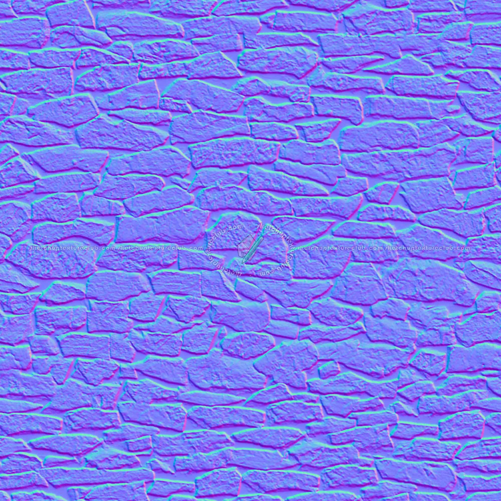 Textures   -   ARCHITECTURE   -   STONES WALLS   -   Stone walls  - Old wall stone texture seamless 08503 - Normal
