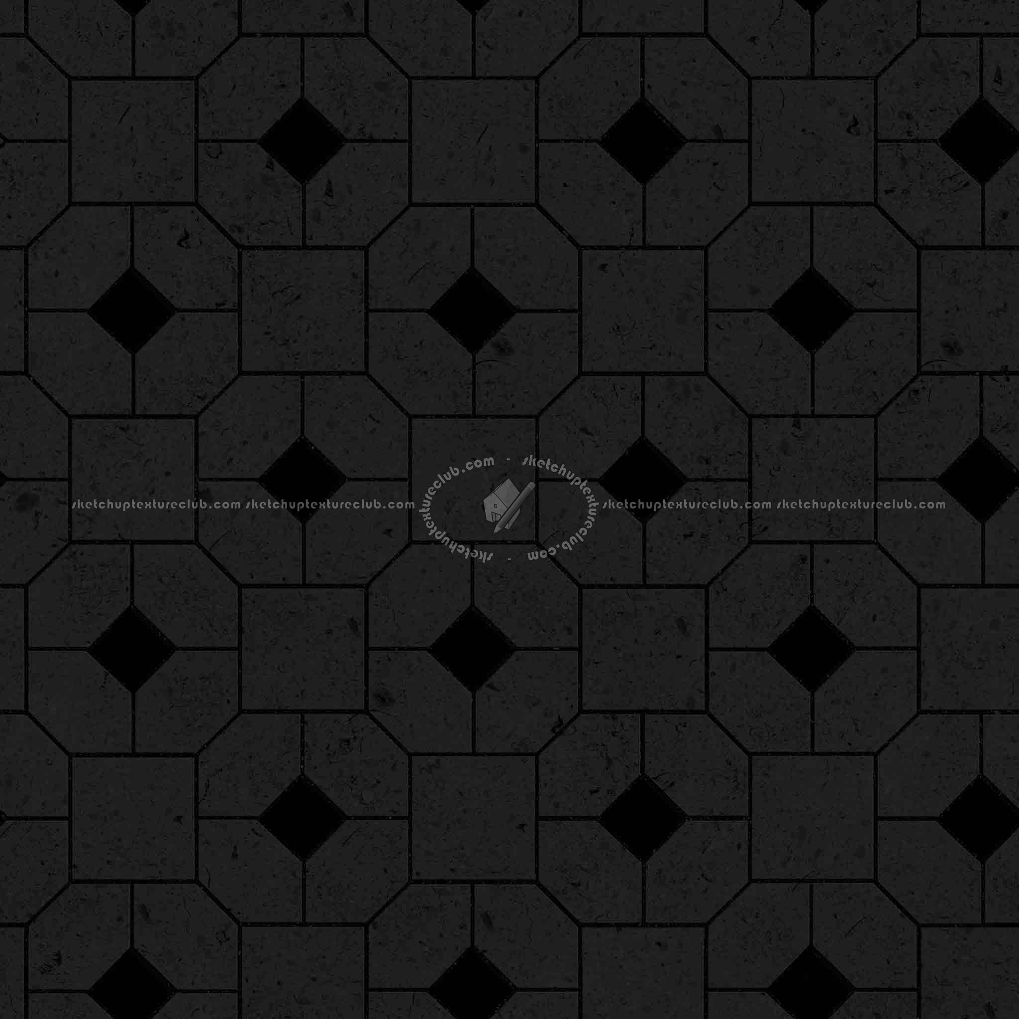 Textures   -   ARCHITECTURE   -   PAVING OUTDOOR   -   Pavers stone   -   Blocks mixed  - Pavers stone mixed size texture seamless 06201 - Specular