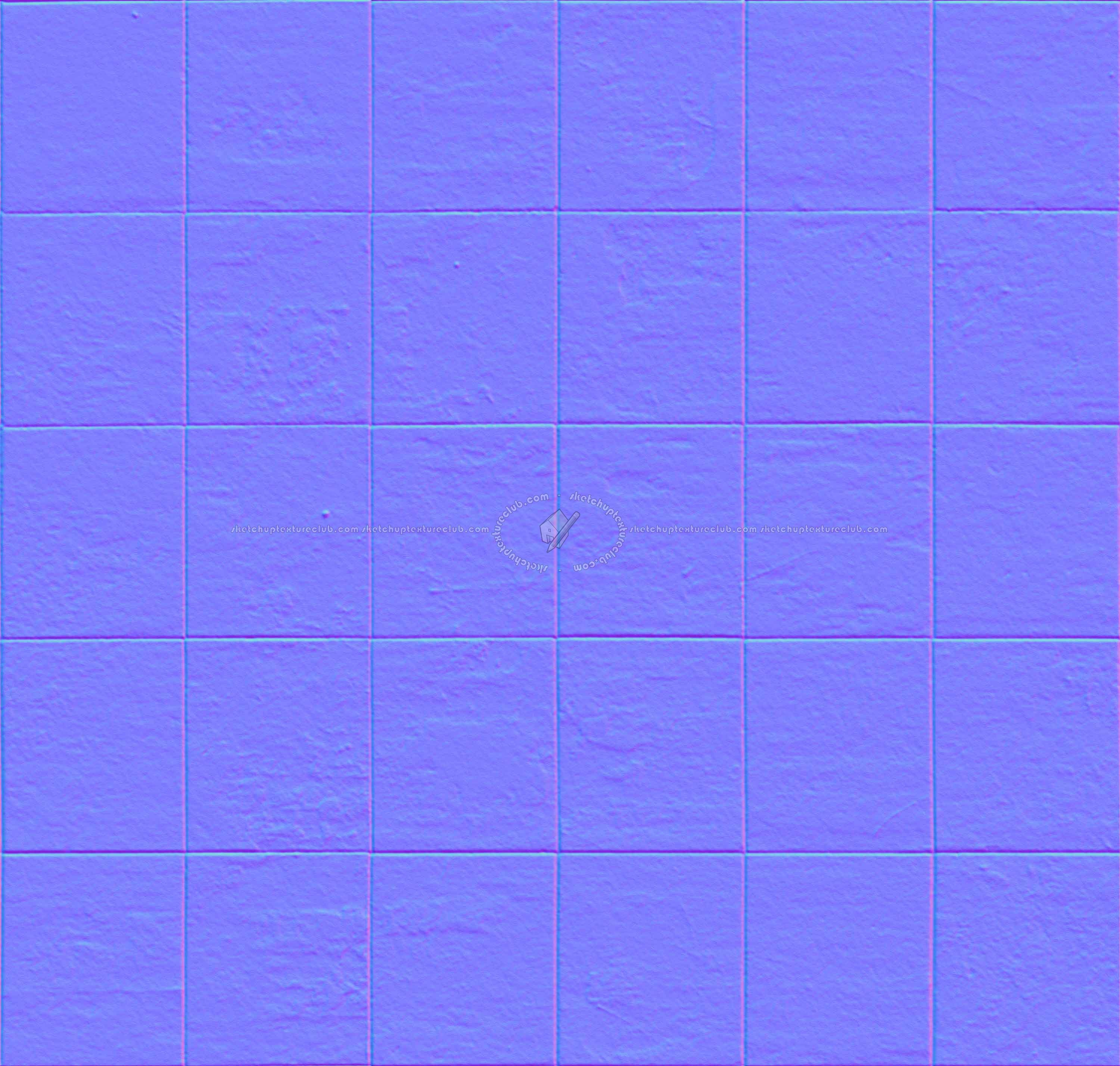 Textures   -   ARCHITECTURE   -   PAVING OUTDOOR   -   Concrete   -   Blocks regular  - Paving outdoor concrete regular block texture seamless 05740 - Normal