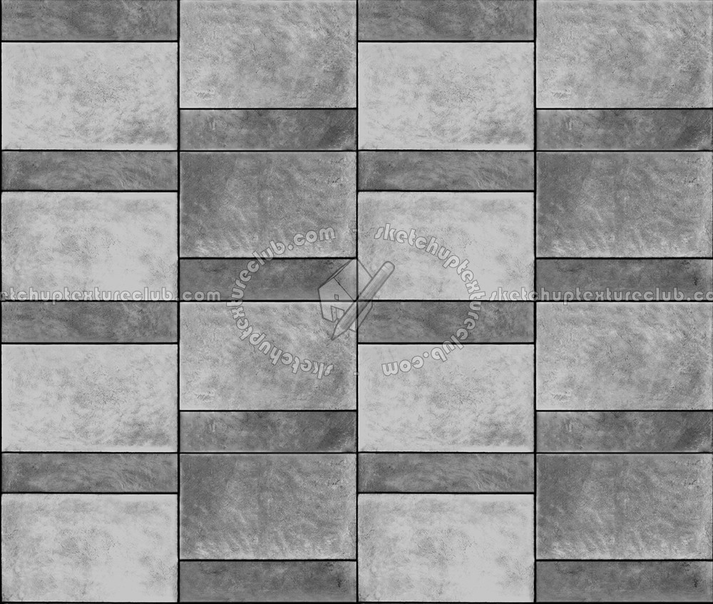 Textures   -   ARCHITECTURE   -   TILES INTERIOR   -   Terracotta tiles  - Terracotta mixed color tile texture seamless 16136 - Specular