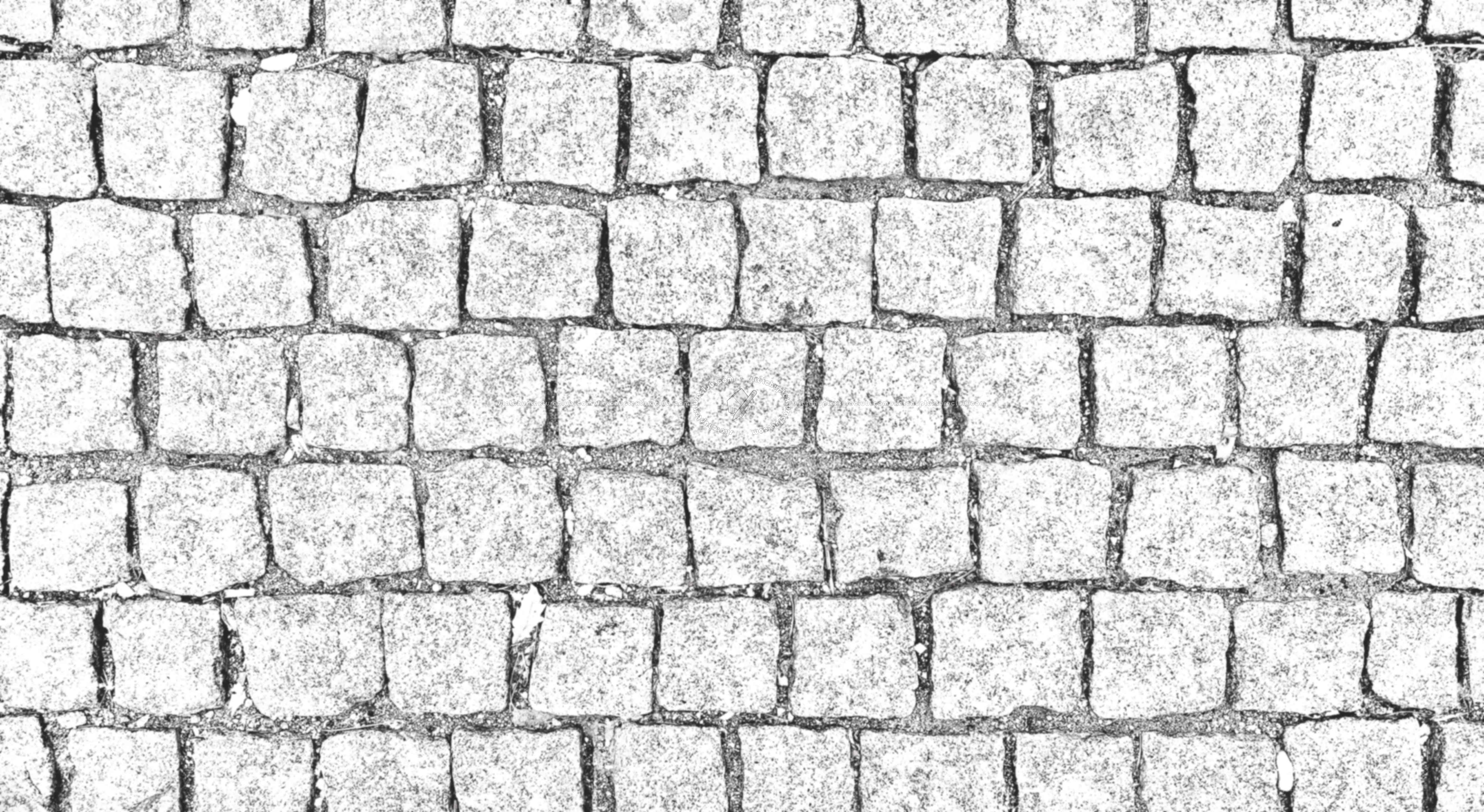 Textures   -   ARCHITECTURE   -   ROADS   -   Paving streets   -   Cobblestone  - Street paving cobblestone texture seamless 19350 - Bump