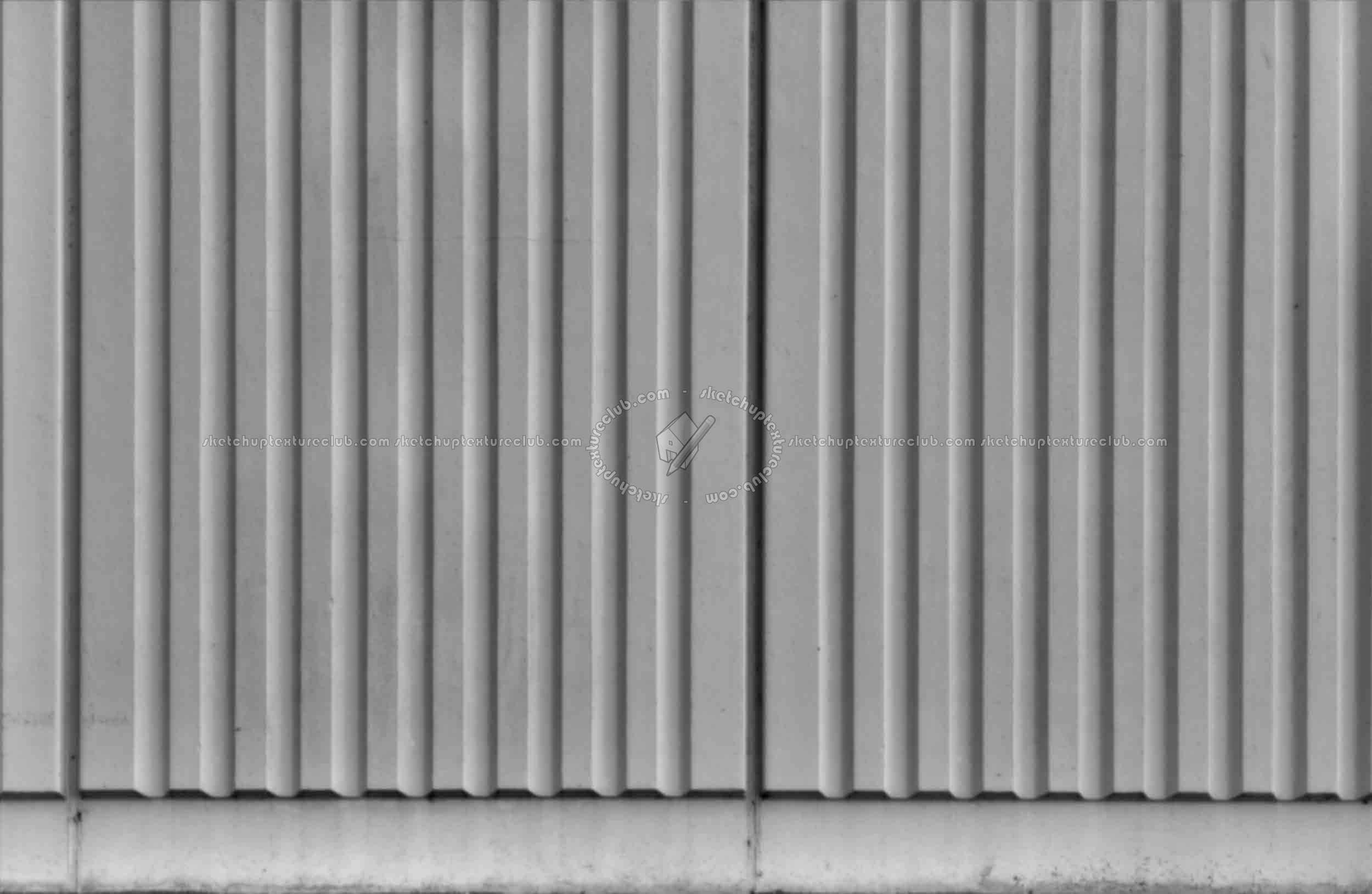 Textures   -   ARCHITECTURE   -   CONCRETE   -   Plates   -   Clean  - White painted concrete clean plates wall texture seamless 19263 - Displacement
