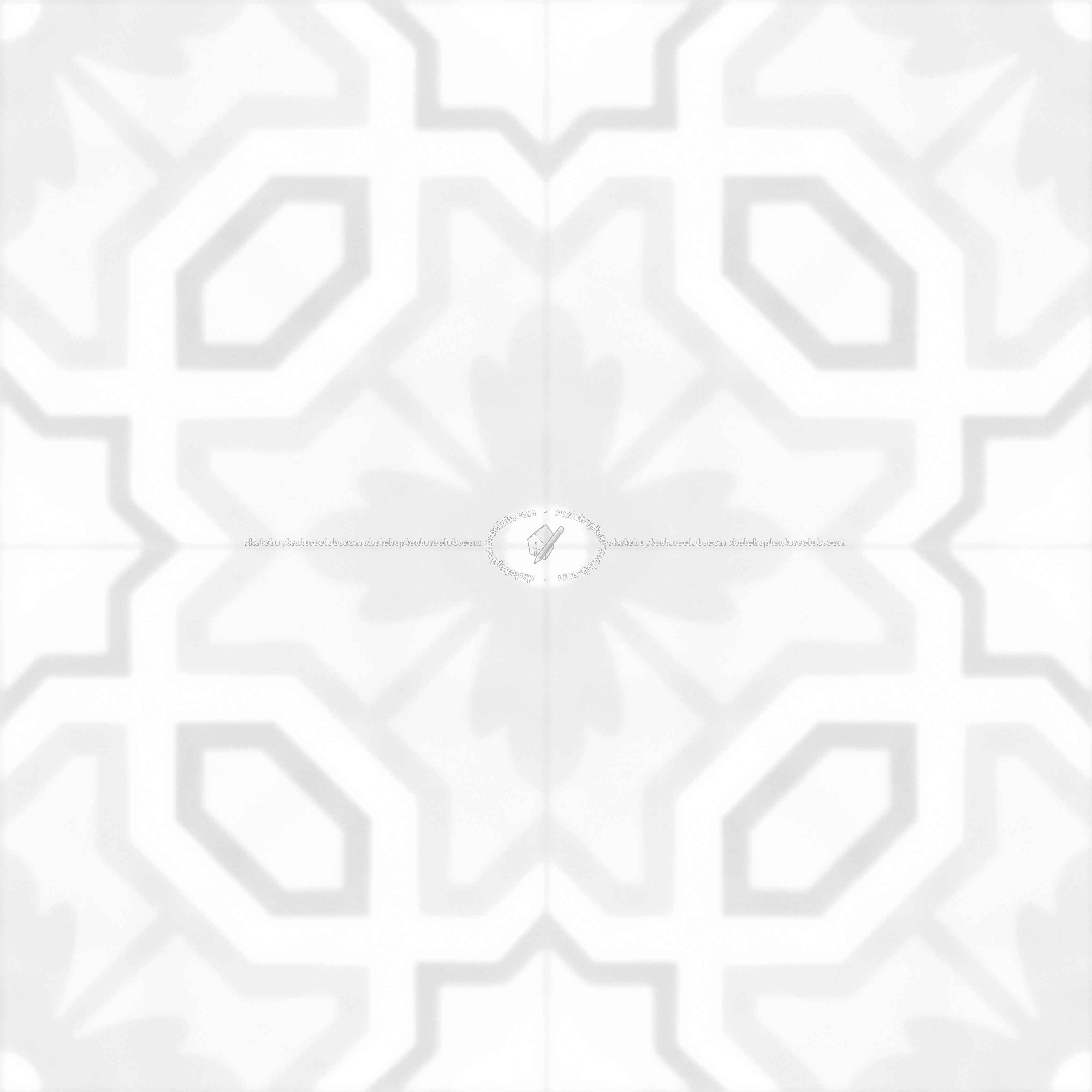 Textures   -   ARCHITECTURE   -   TILES INTERIOR   -   Cement - Encaustic   -   Cement  - cementine tiles Pbr texture seamless 22110 - Ambient occlusion