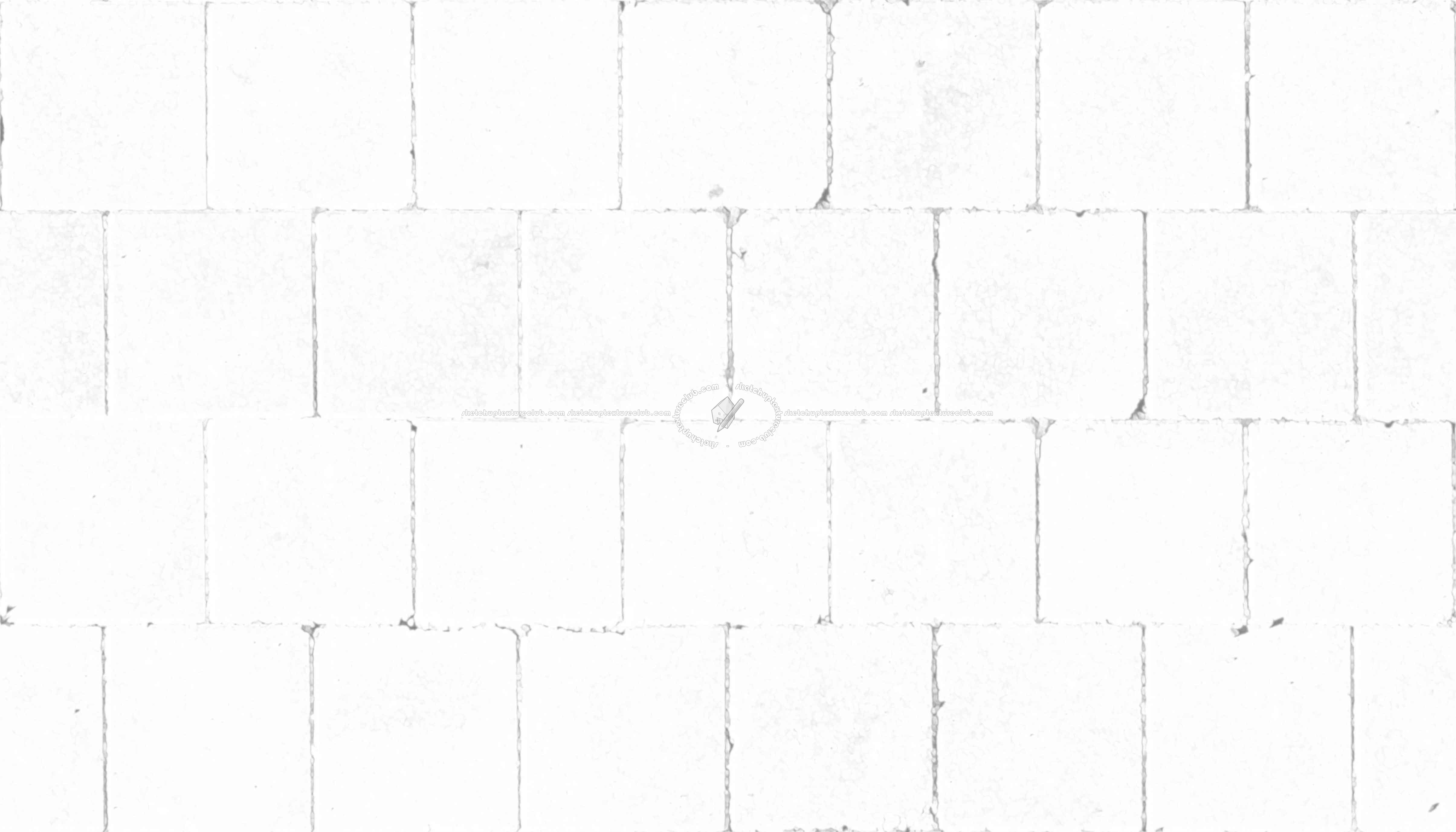 Textures   -   ARCHITECTURE   -   PAVING OUTDOOR   -   Concrete   -   Blocks regular  - Paving outdoor concrete regular block texture seamless 05742 - Ambient occlusion