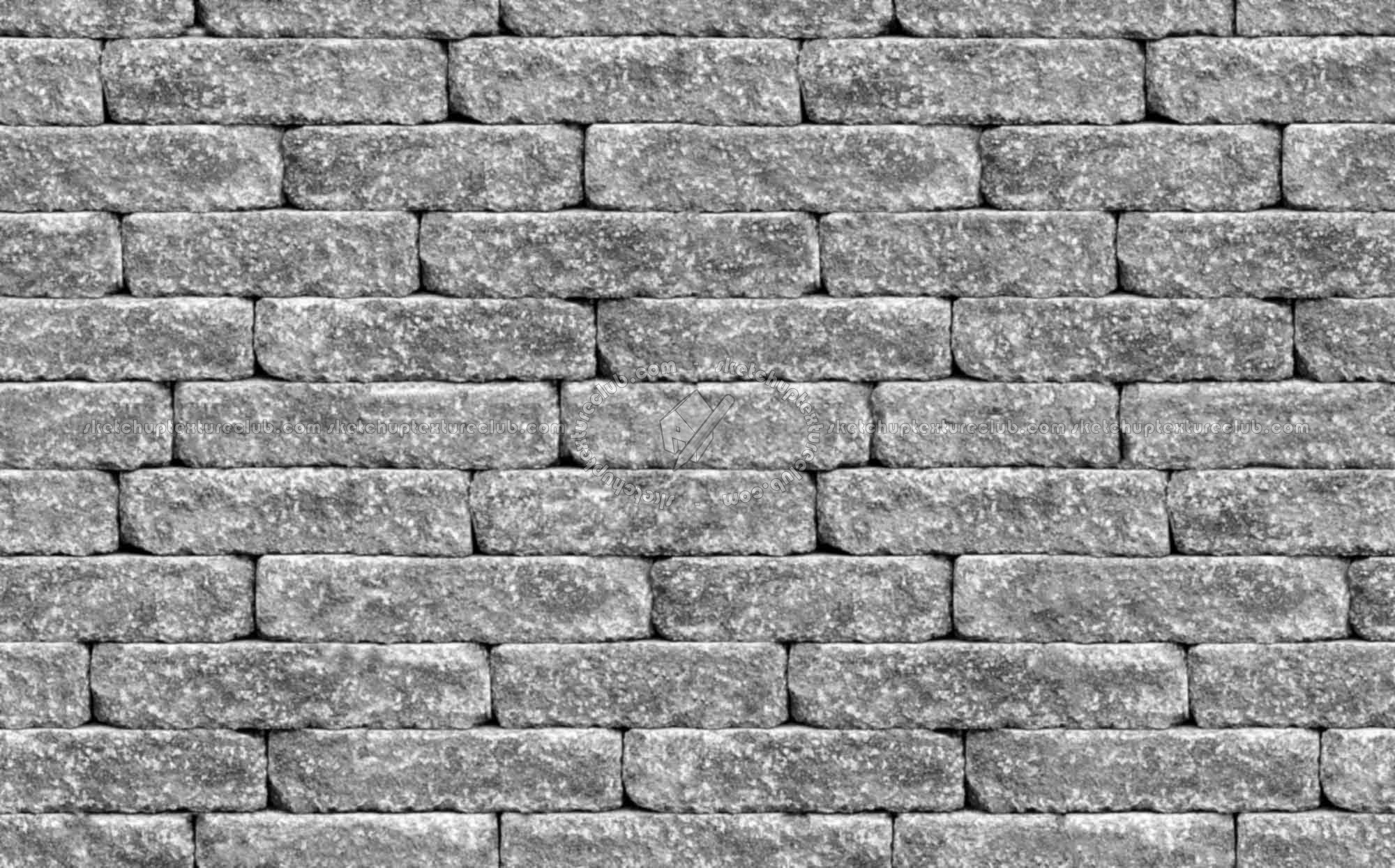 Textures   -   ARCHITECTURE   -   STONES WALLS   -   Stone blocks  - Retaining wall stone blocks texture seamless 20888 - Bump