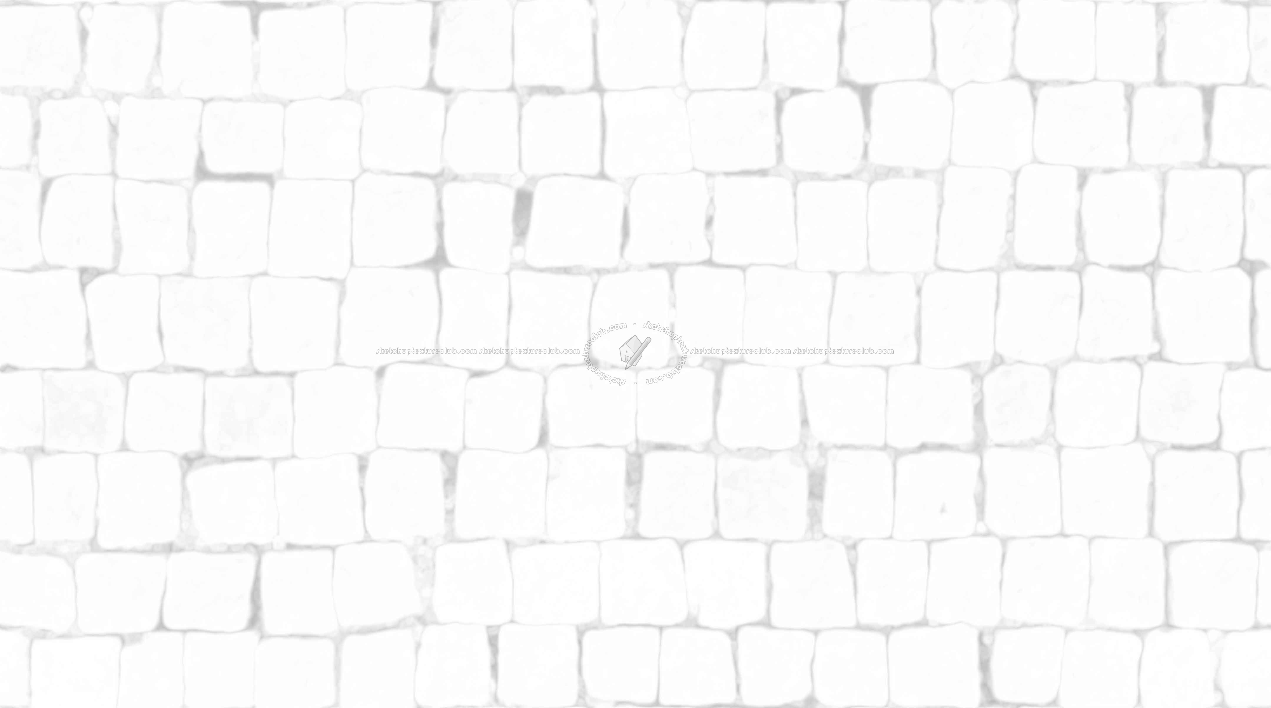 Textures   -   ARCHITECTURE   -   ROADS   -   Paving streets   -   Cobblestone  - Street paving cobblestone texture seamless 19351 - Ambient occlusion