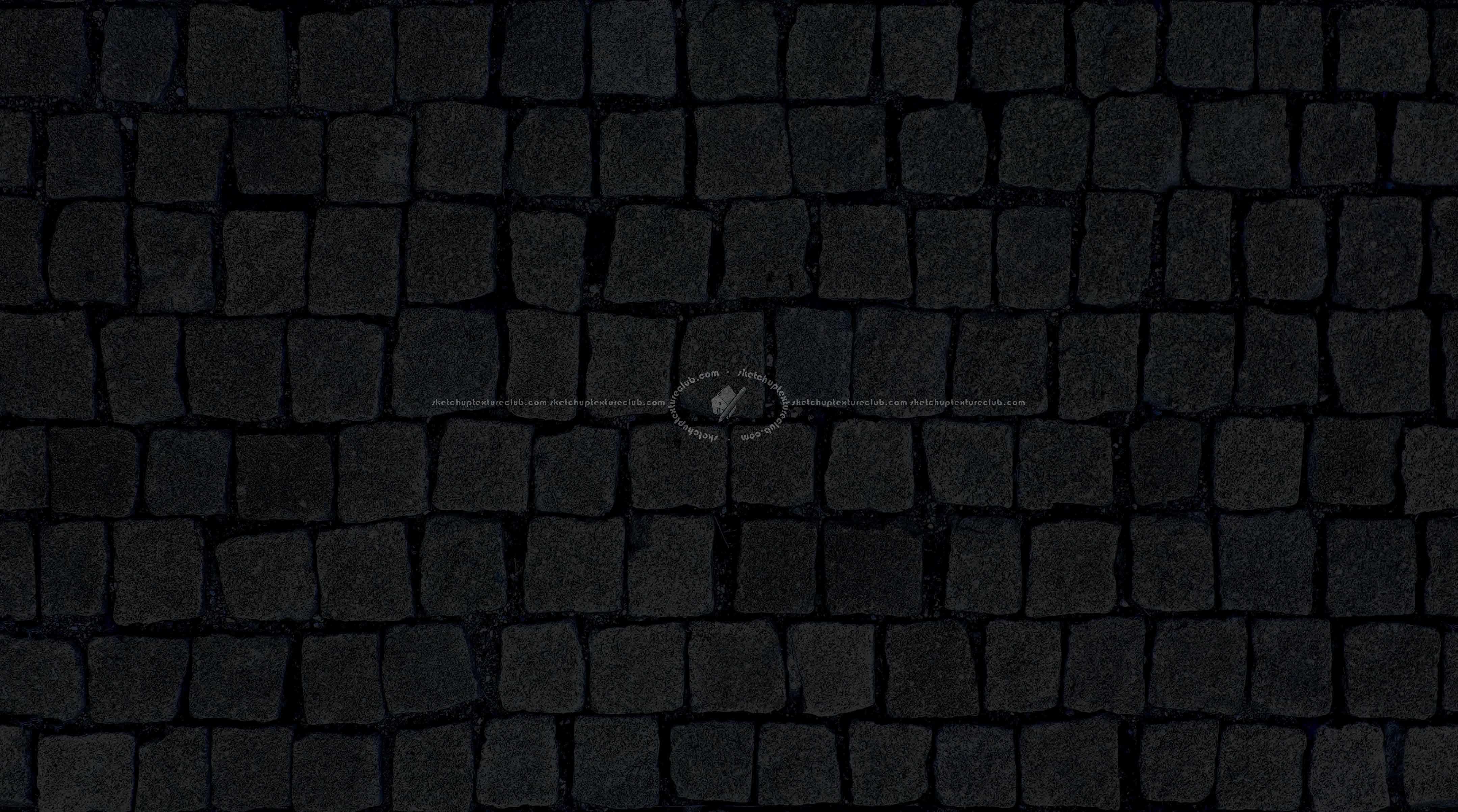 Textures   -   ARCHITECTURE   -   ROADS   -   Paving streets   -   Cobblestone  - Street paving cobblestone texture seamless 19351 - Specular