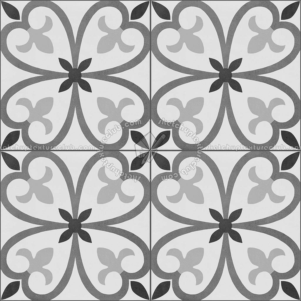 Textures   -   ARCHITECTURE   -   TILES INTERIOR   -   Cement - Encaustic   -   Cement  - cementine tiles Pbr texture seamless 22111 (seamless)